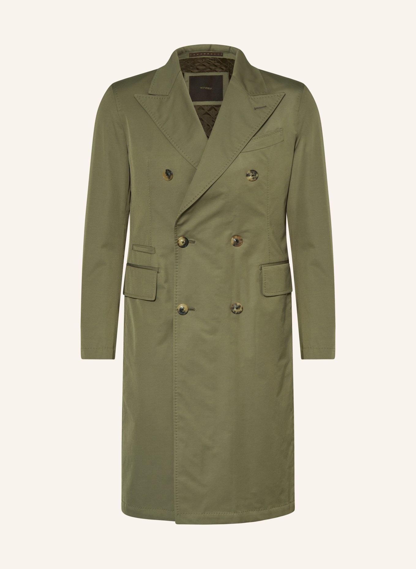 windsor. Trench coat CANTRO, Color: DARK GREEN (Image 1)