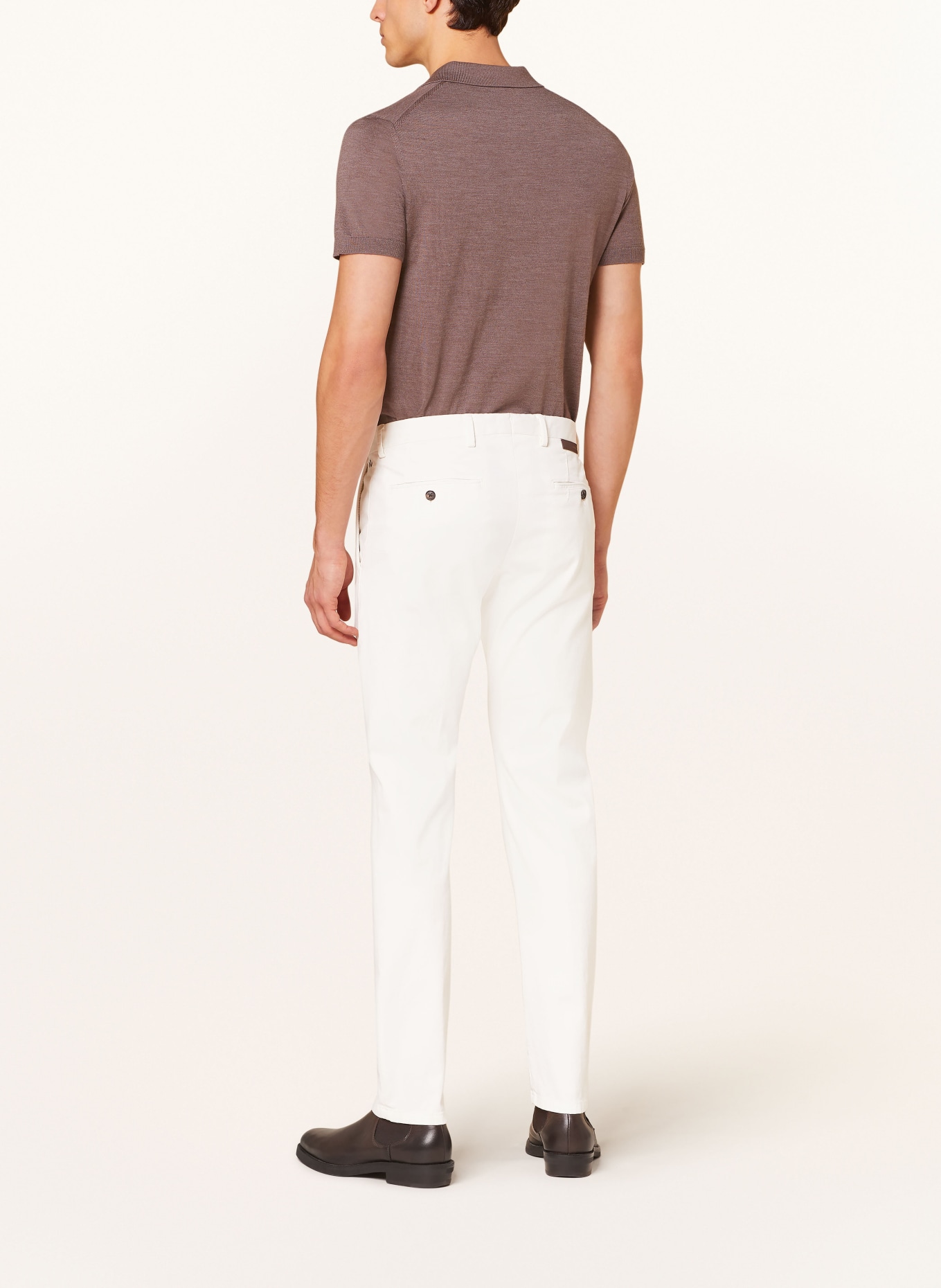 windsor. Cord chinos extra slim fit, Color: CREAM (Image 3)