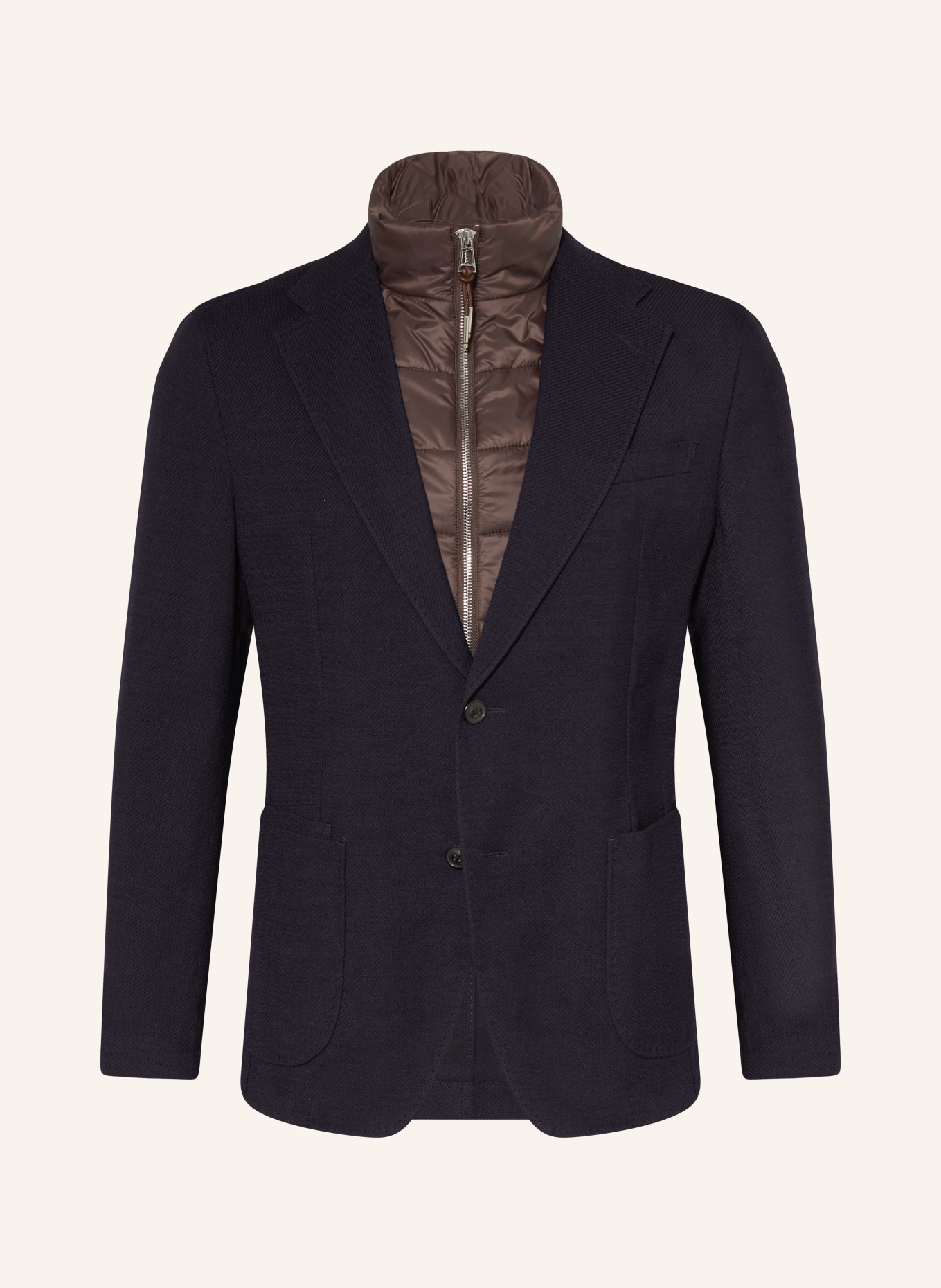 windsor. Tailored jacket TRIEST shaped fit with removable trim, Color: DARK BLUE (Image 1)