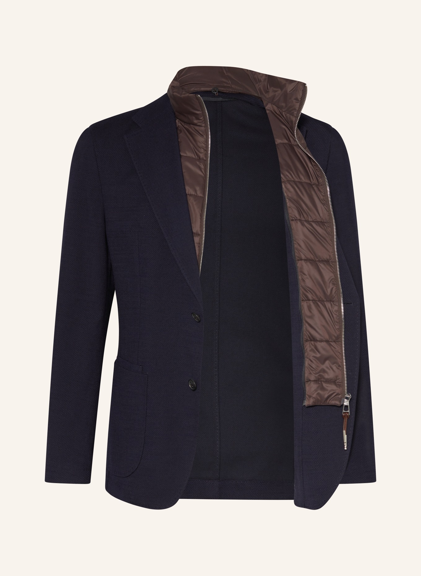 windsor. Tailored jacket TRIEST shaped fit with removable trim, Color: DARK BLUE (Image 5)