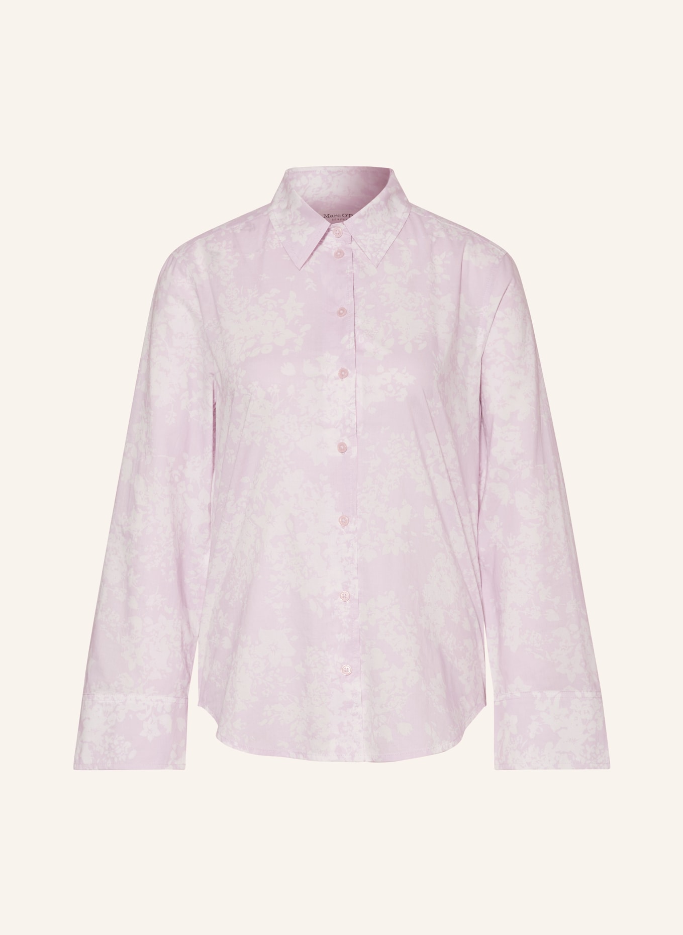 Marc O'Polo Shirt blouse, Color: WHITE/ PINK (Image 1)