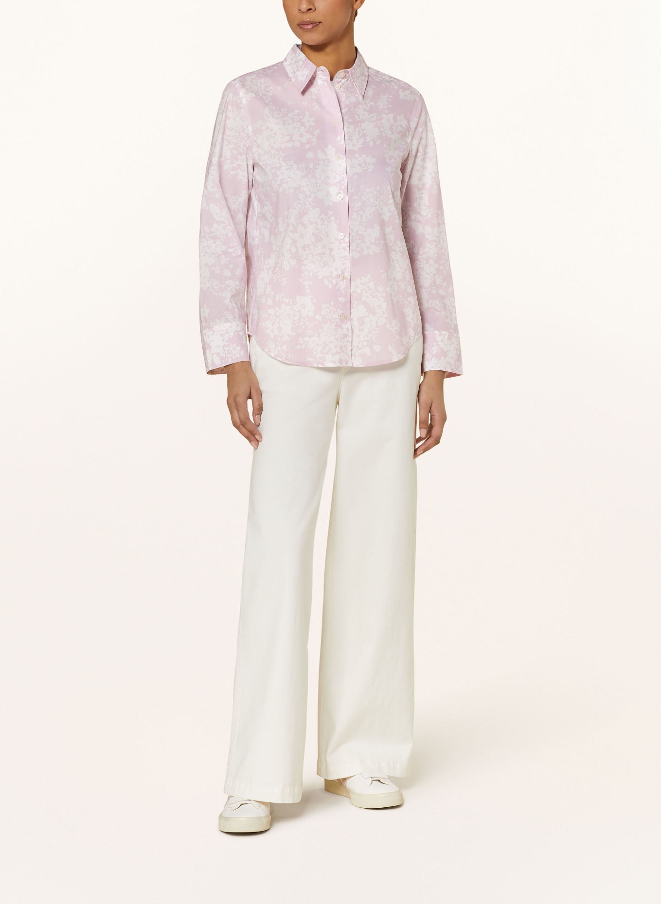 Marc O'Polo Shirt blouse, Color: WHITE/ PINK (Image 2)