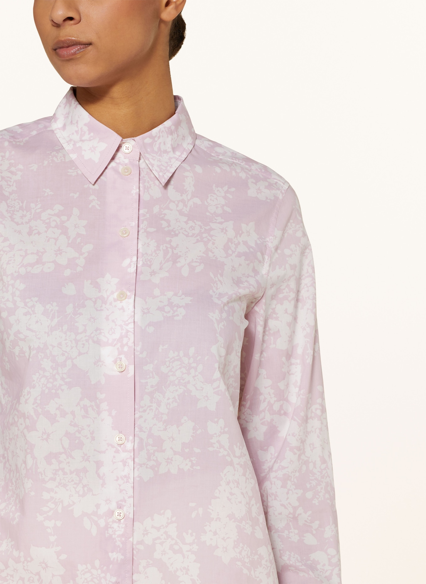 Marc O'Polo Shirt blouse, Color: WHITE/ PINK (Image 4)