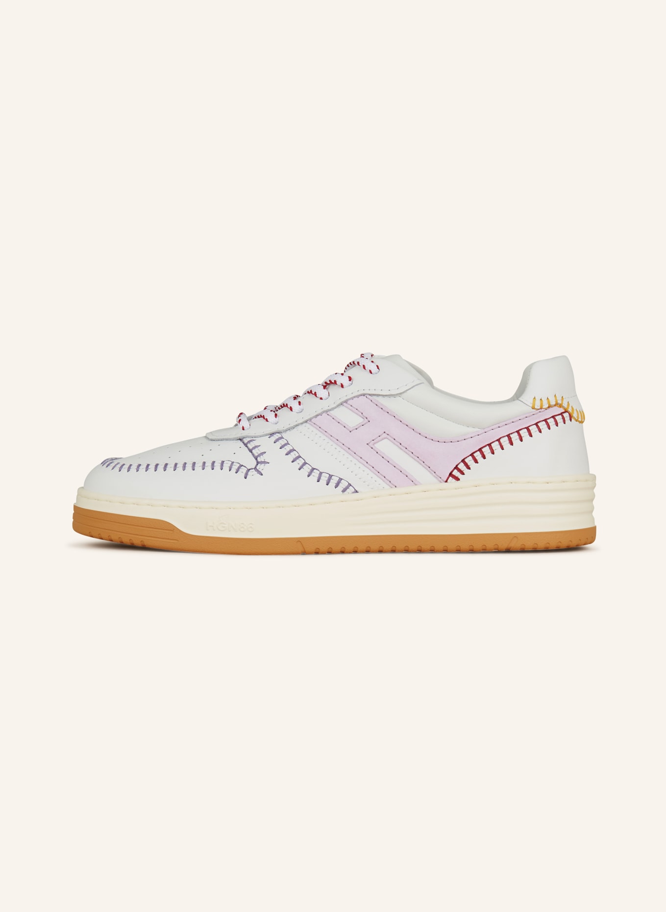HOGAN Sneakers, Color: WHITE/ LIGHT PINK (Image 4)