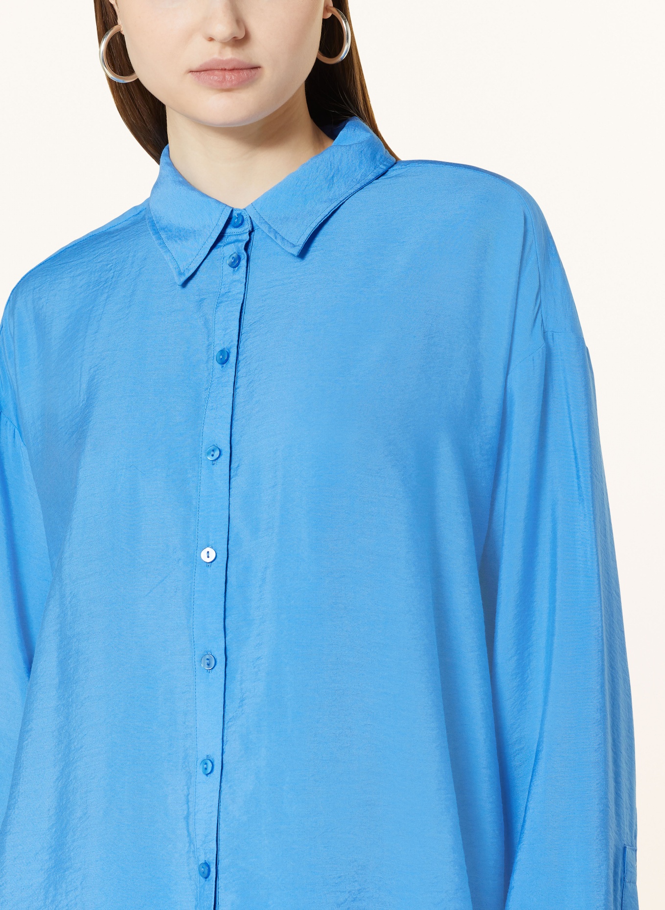 MSCH COPENHAGEN Shirt blouse MSCHAUDIA, Color: BLUE (Image 4)