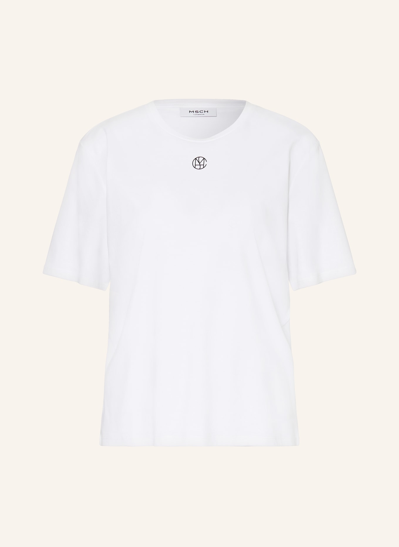 MSCH COPENHAGEN T-shirt MSCHMELEA, Color: WHITE (Image 1)