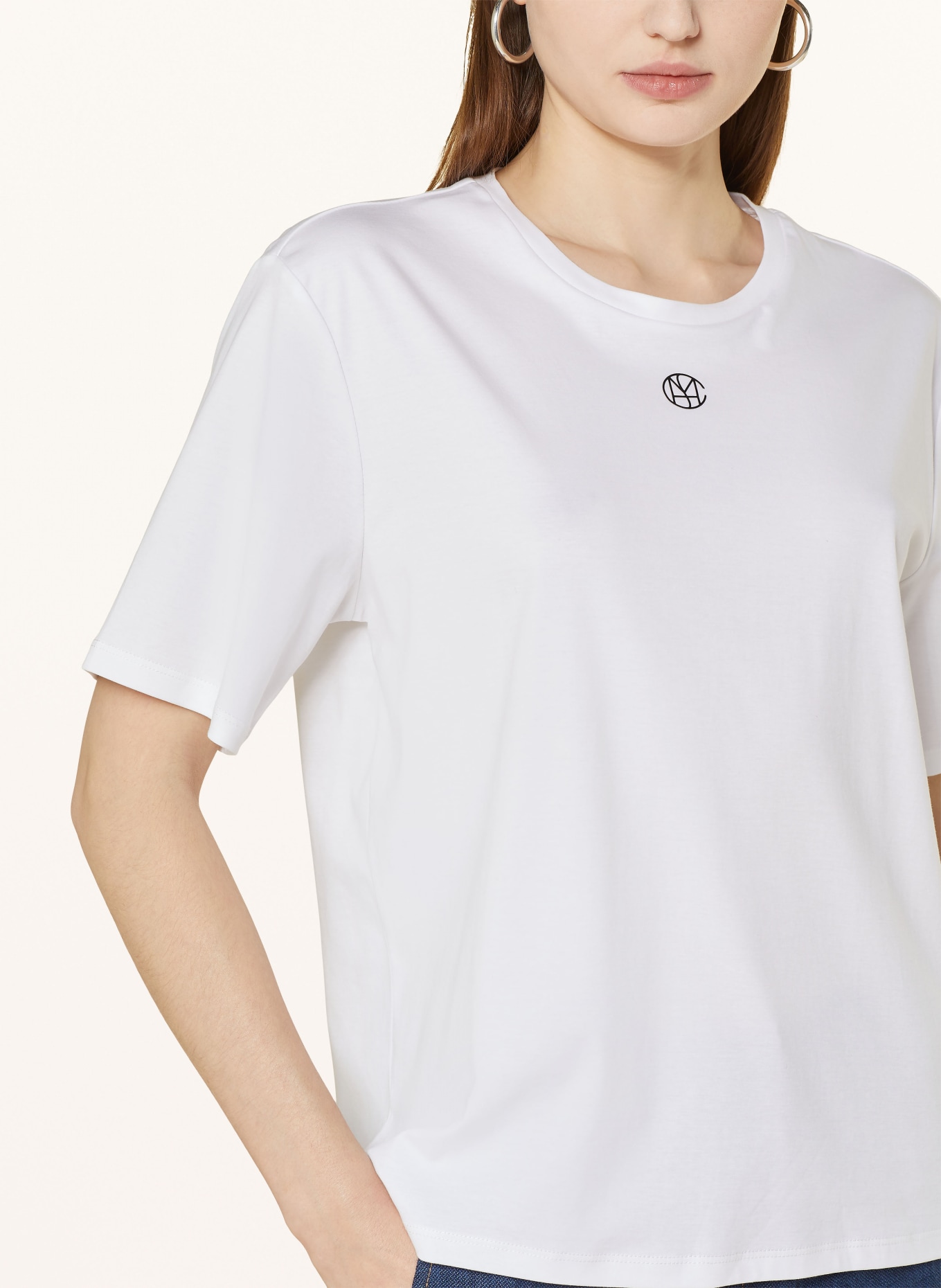 MSCH COPENHAGEN T-shirt MSCHMELEA, Color: WHITE (Image 4)