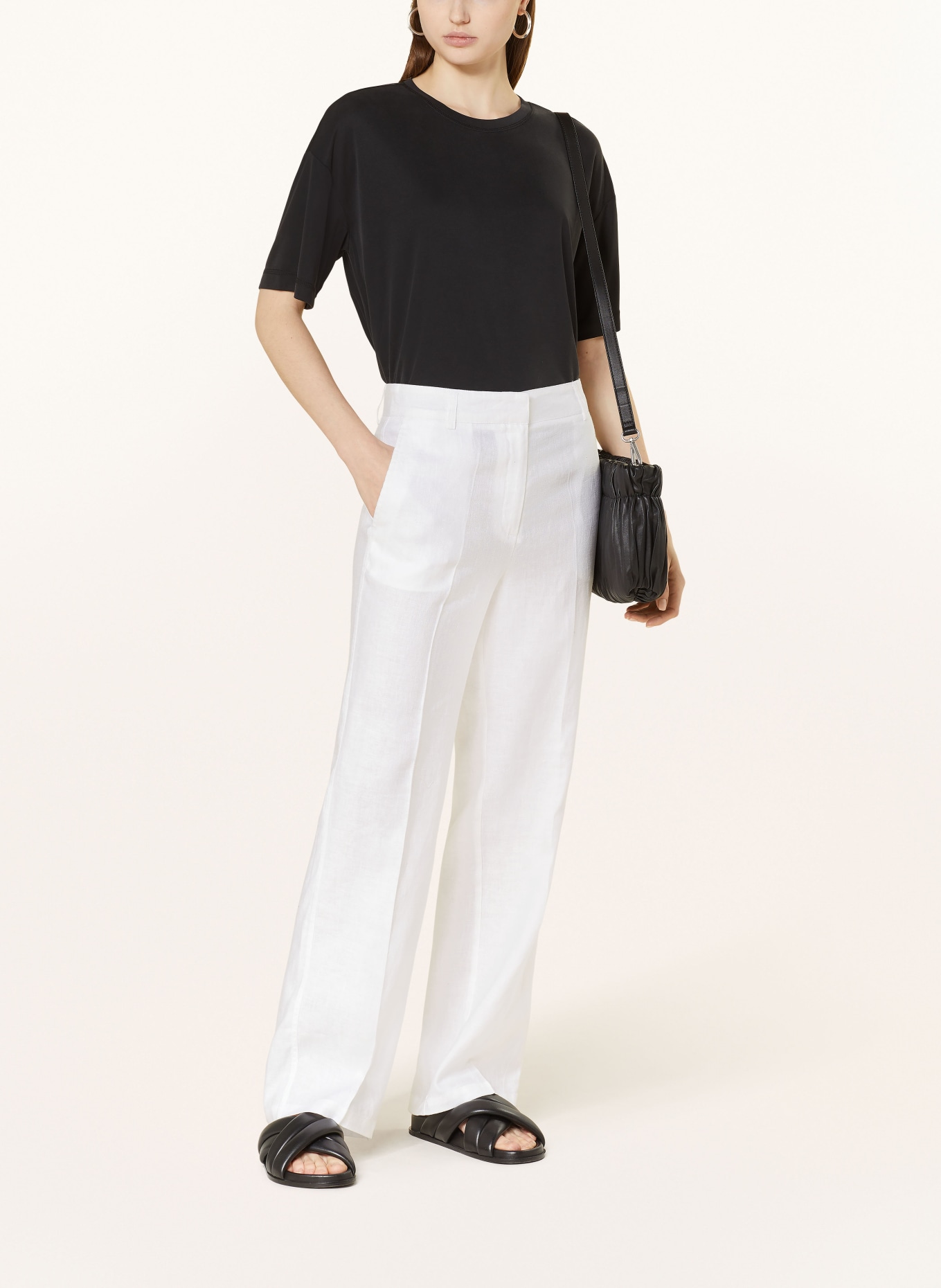 MSCH COPENHAGEN Trousers MSCHCLARITTA, Color: WHITE (Image 2)