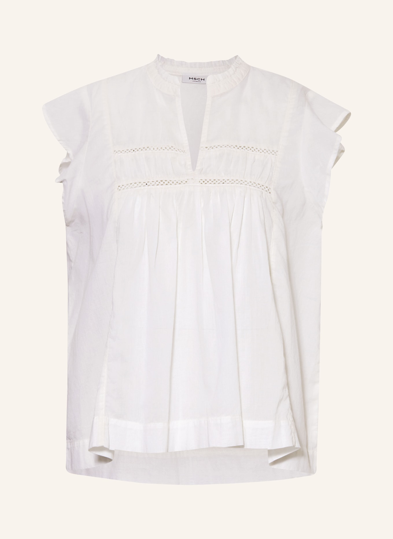 MSCH COPENHAGEN Shirt blouse MSCHEUGENIA, Color: WHITE (Image 1)