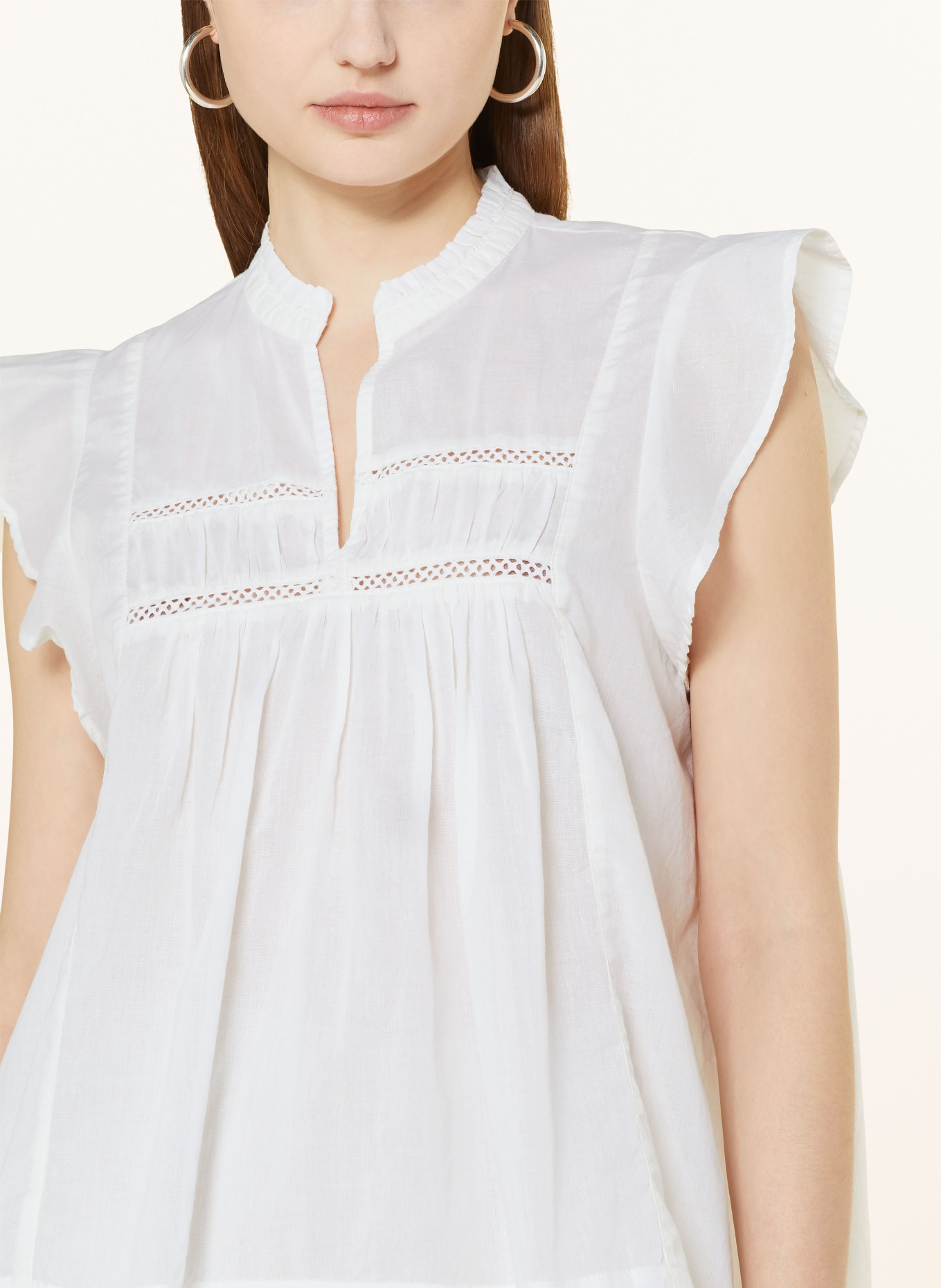 MSCH COPENHAGEN Shirt blouse MSCHEUGENIA, Color: WHITE (Image 4)