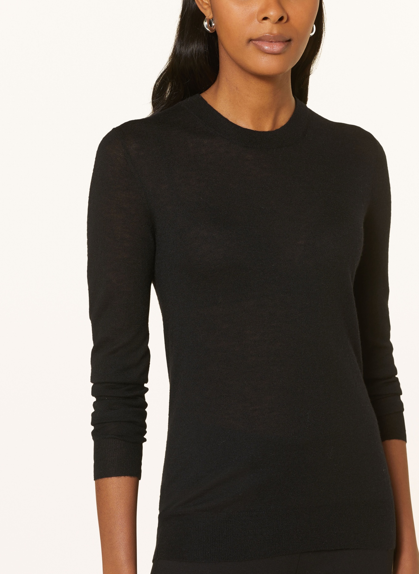 JOSEPH Cashmere sweater, Color: BLACK (Image 4)