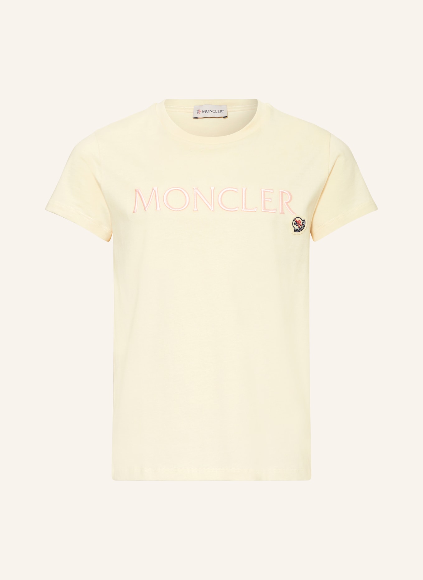 MONCLER enfant T-shirt, Kolor: KREMOWY (Obrazek 1)