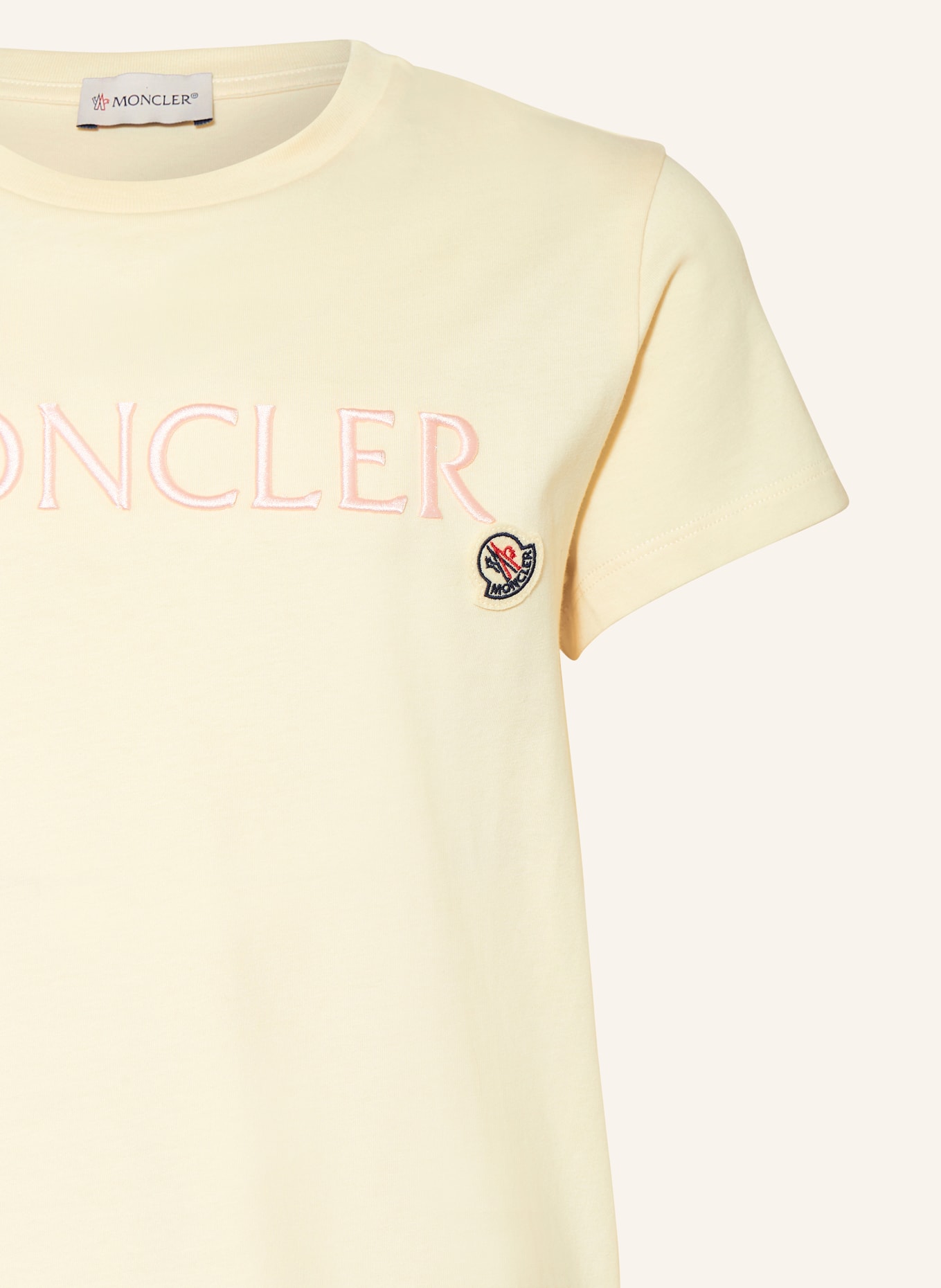 MONCLER enfant T-shirt, Kolor: KREMOWY (Obrazek 3)