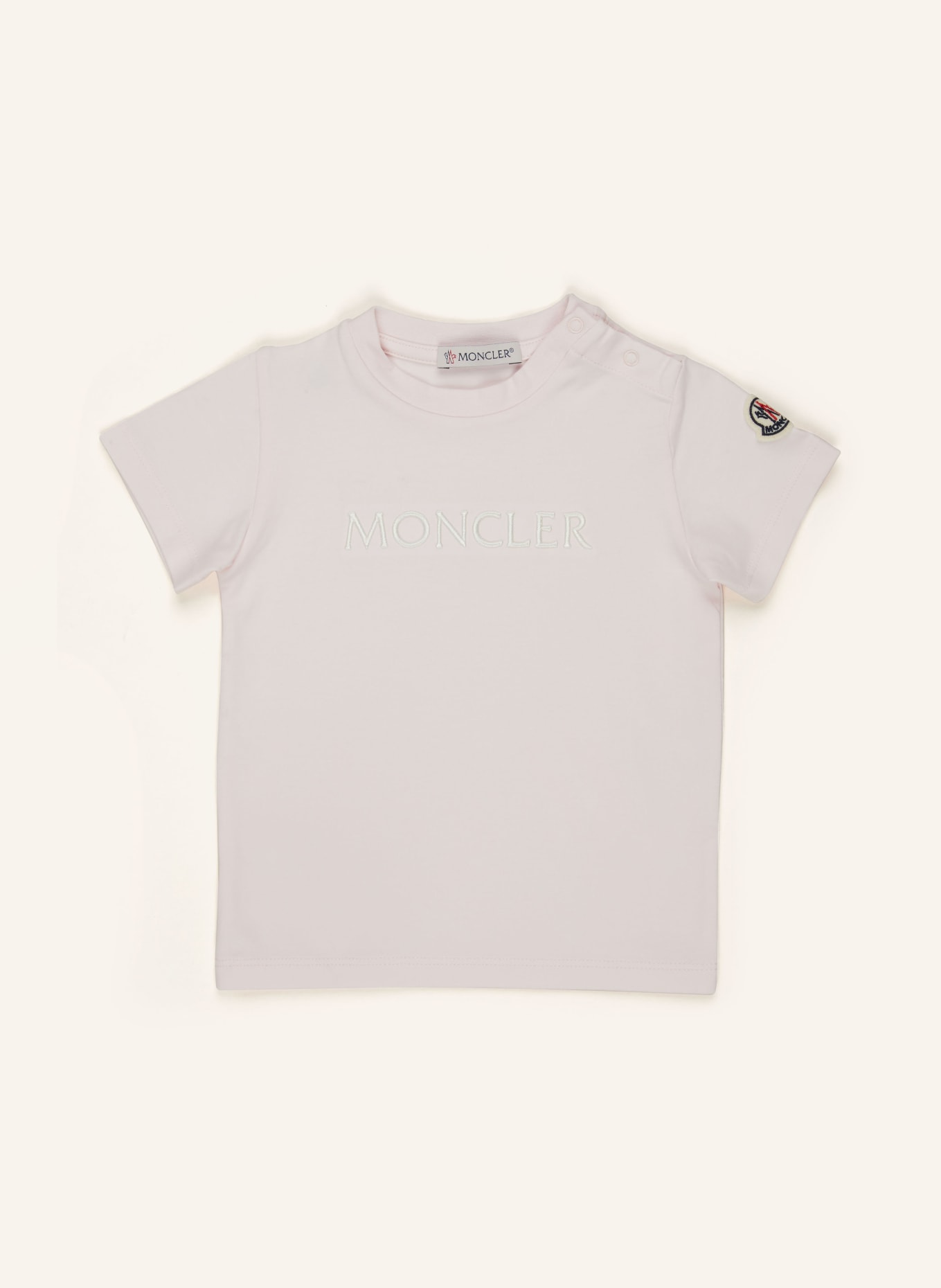 MONCLER enfant T-shirt, Kolor: JASNORÓŻOWY (Obrazek 1)