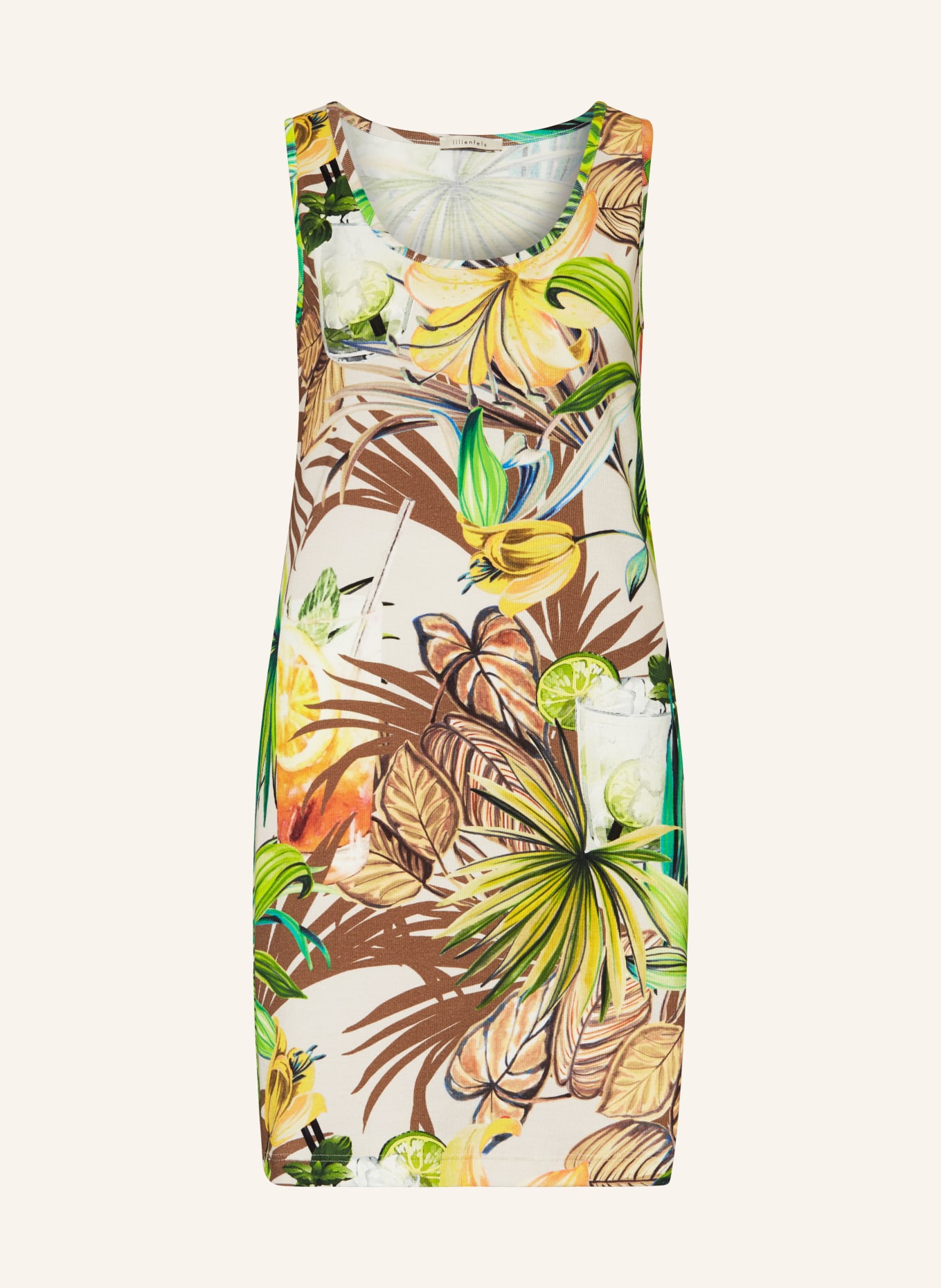 lilienfels Dress, Color: BEIGE/ GREEN/ BROWN (Image 1)