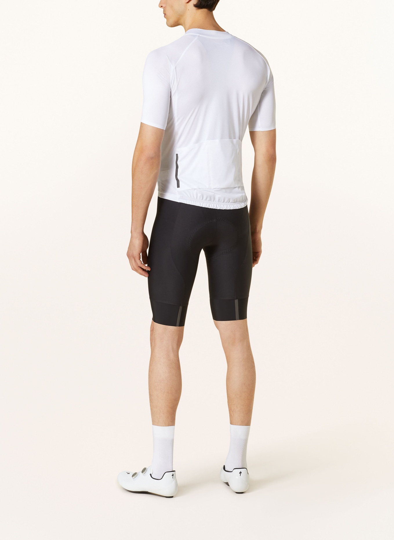 SPECIALIZED Cycling jersey SL AIR SOLID with UV protection 30 und Mesh, Color: WHITE (Image 3)