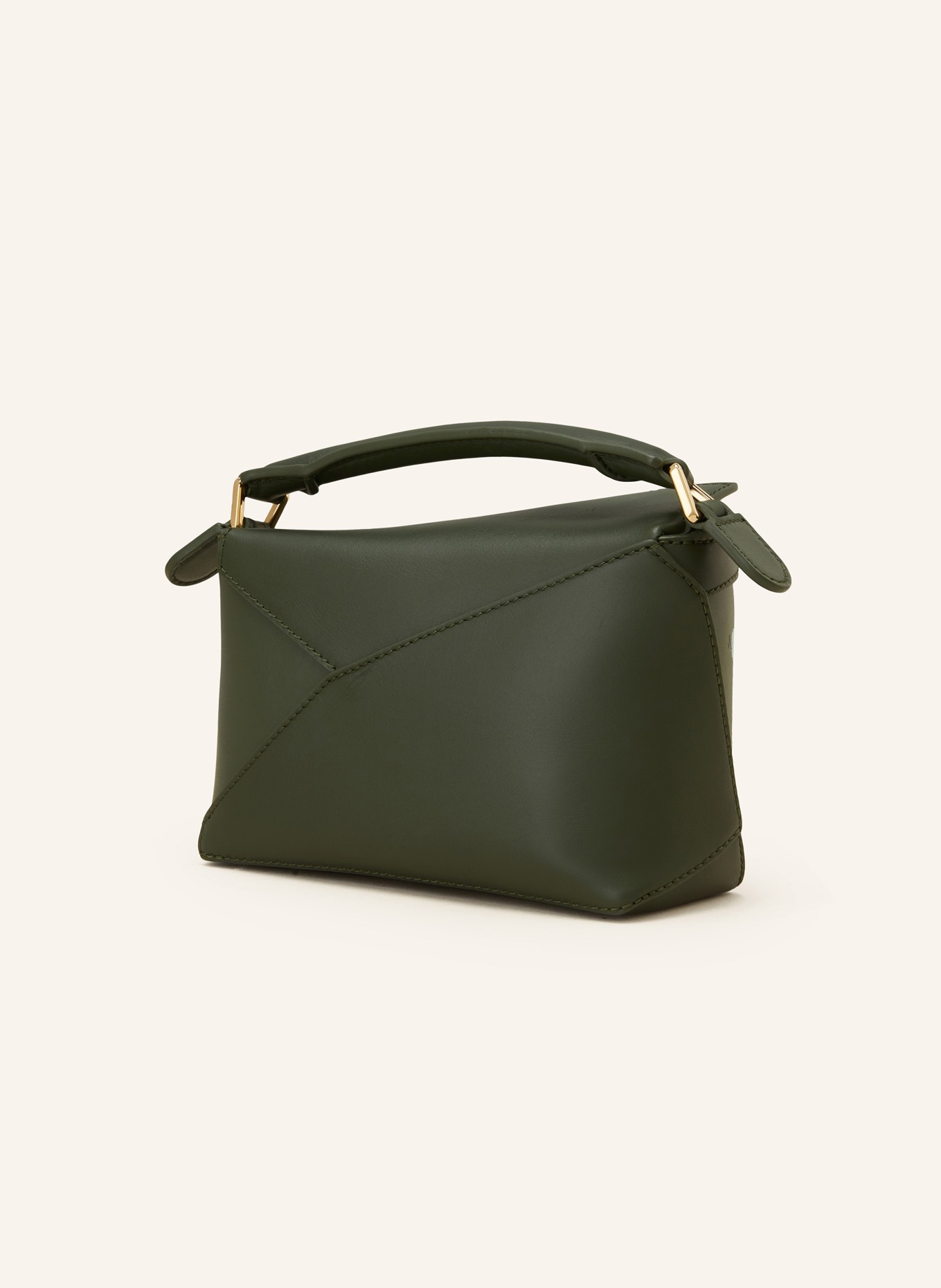 LOEWE Handbag PUZZLE EDGE MINI, Color: GREEN (Image 2)