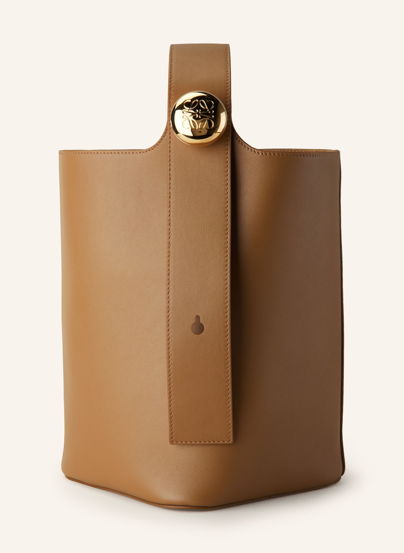 LOEWE Handtasche PEBBLE BUCKET MEDIUM, Farbe: BRAUN (Bild 1)