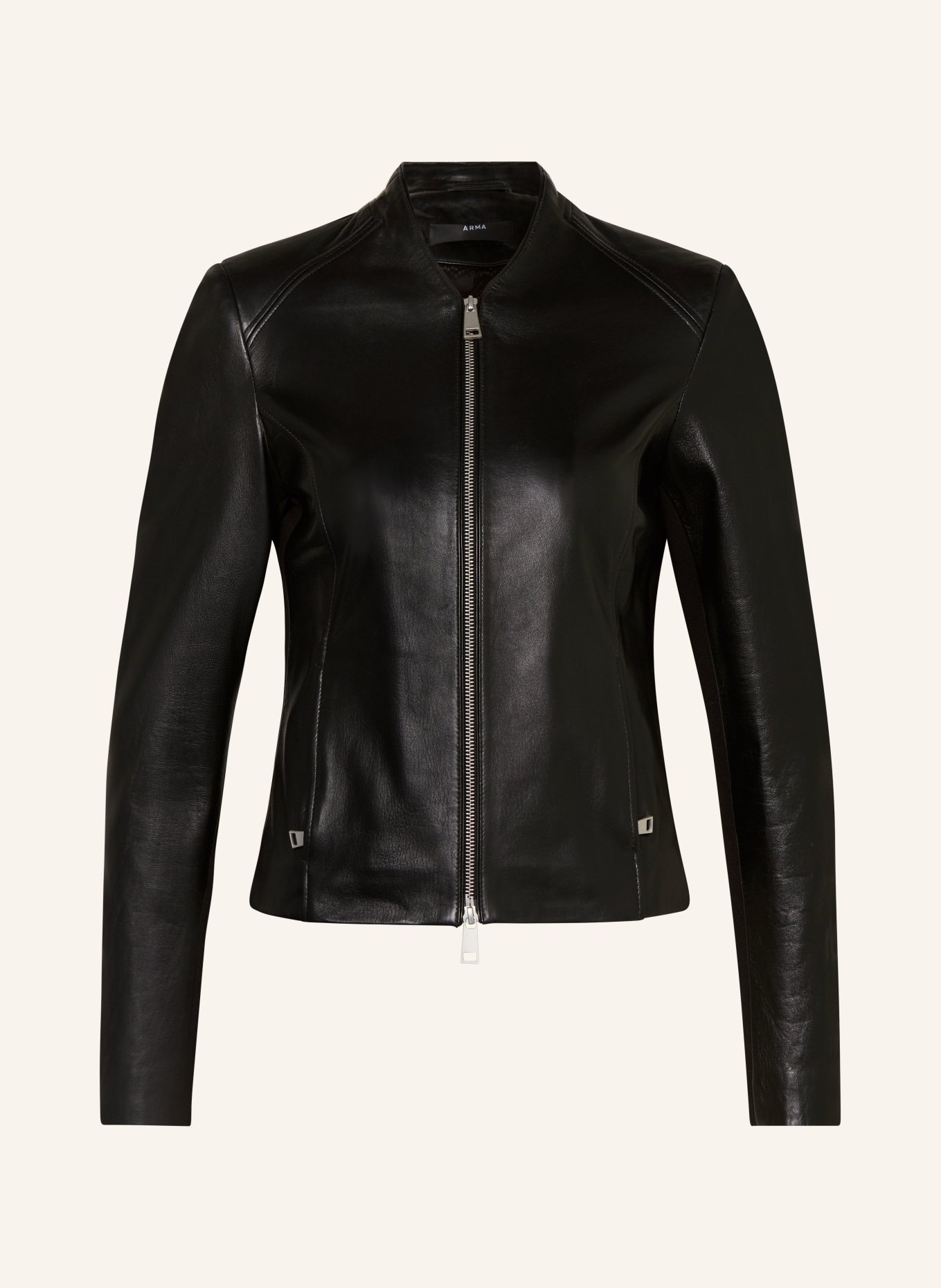 ARMA Leather jacket STEVIE, Color: BLACK (Image 1)