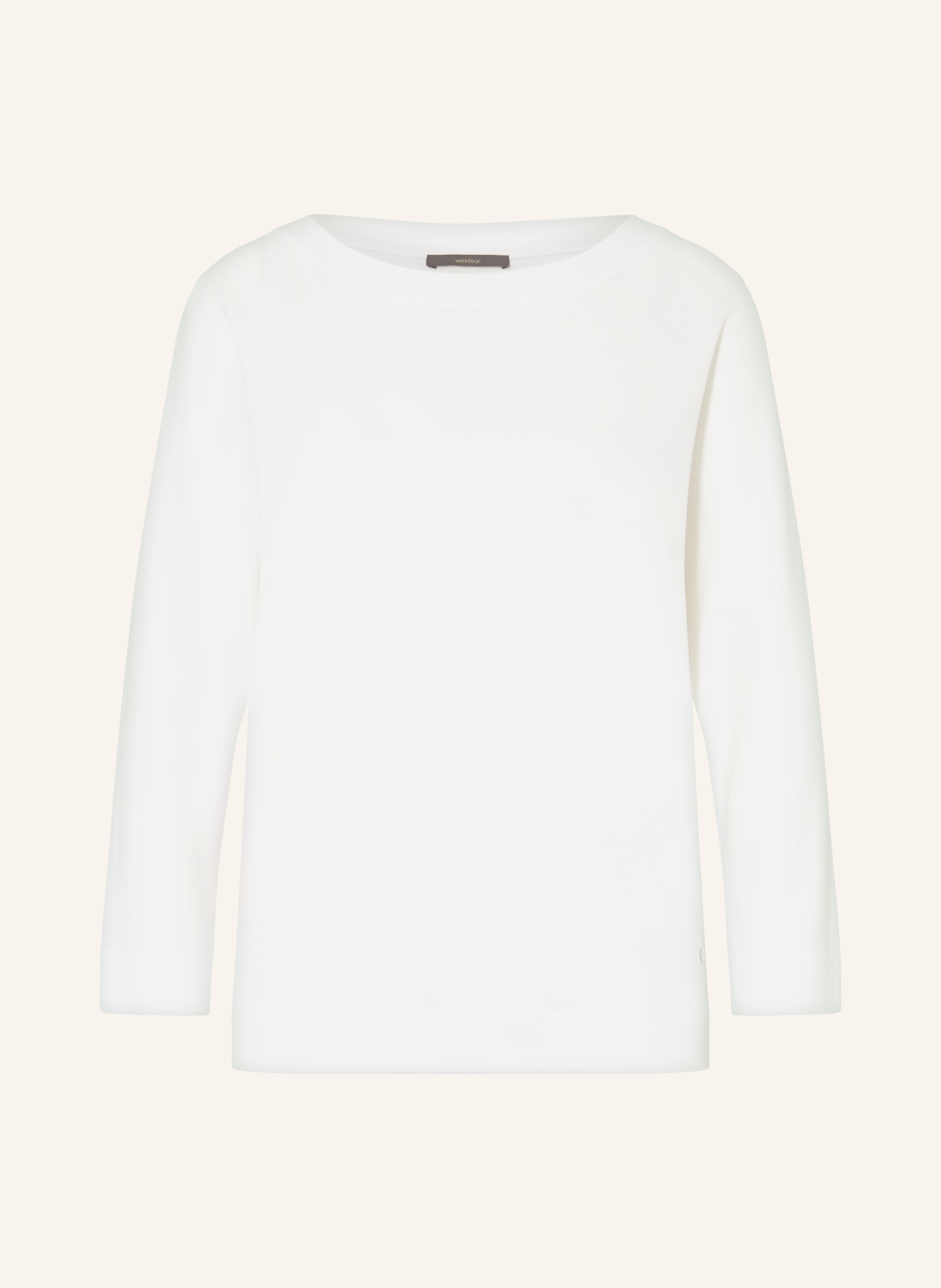 windsor. Shirt with 3/4 sleeves, Color: WHITE (Image 1)