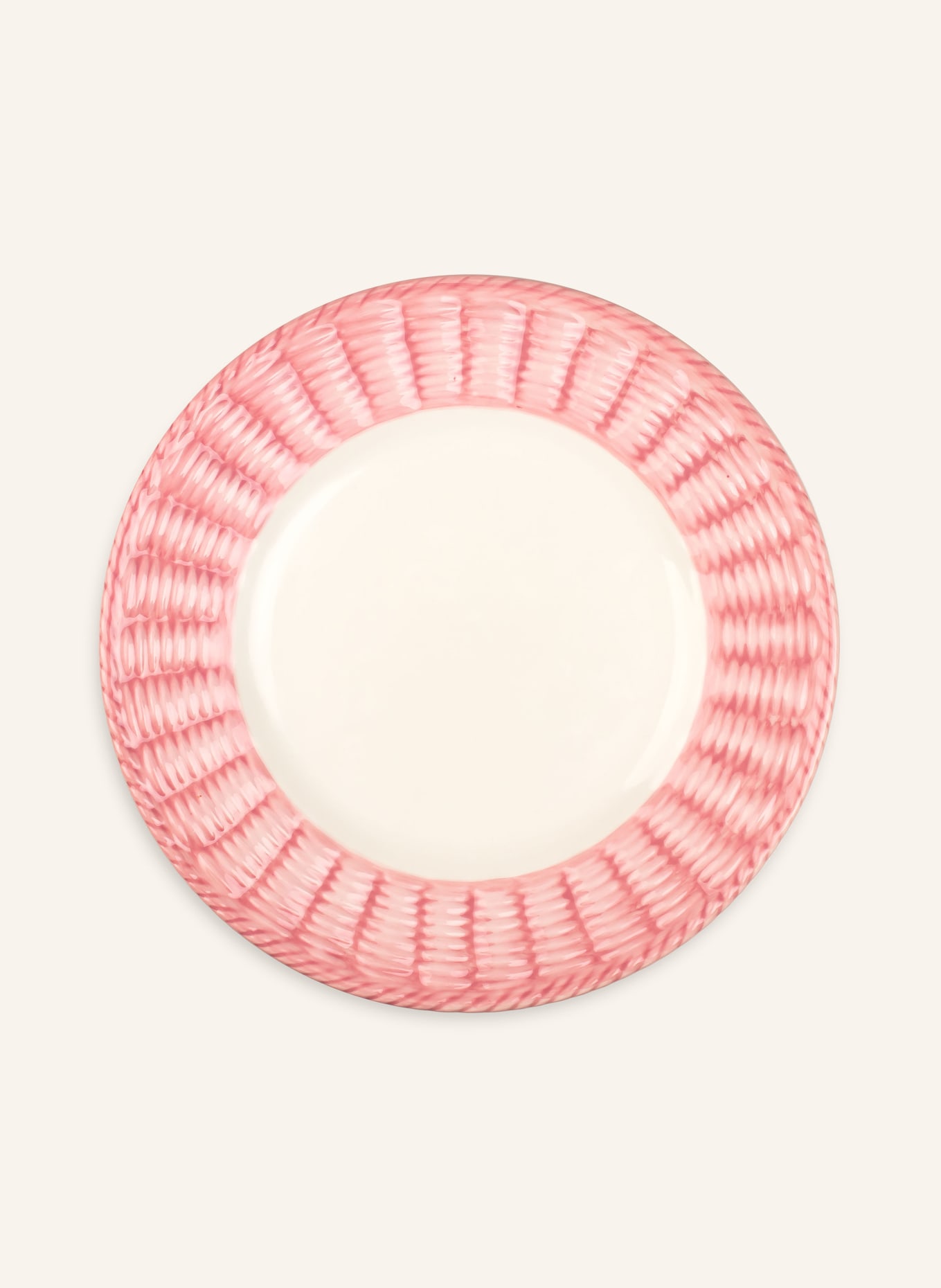 STORIES OF ITALY Set of 2 dessert plates WILLOW, Color: LIGHT PINK (Image 2)