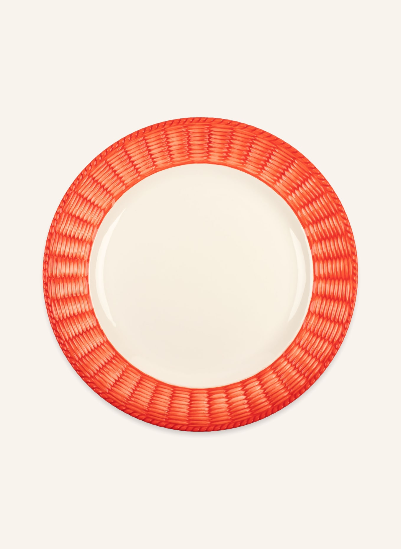 STORIES OF ITALY Set of 2 dinner plates WILLOW, Color: RED (Image 2)