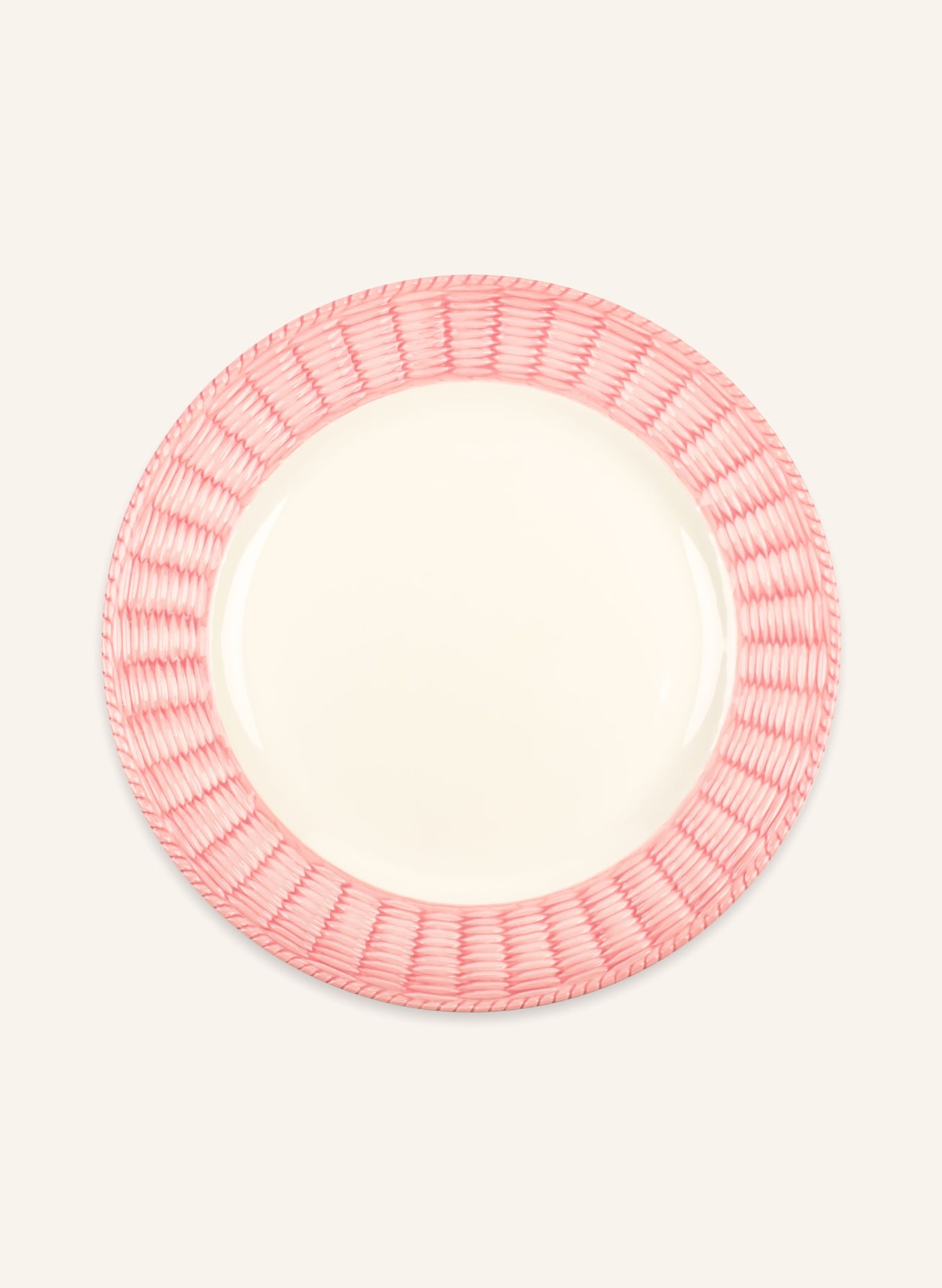 STORIES OF ITALY Set of 2 dinner plates WILLOW, Color: PINK (Image 2)