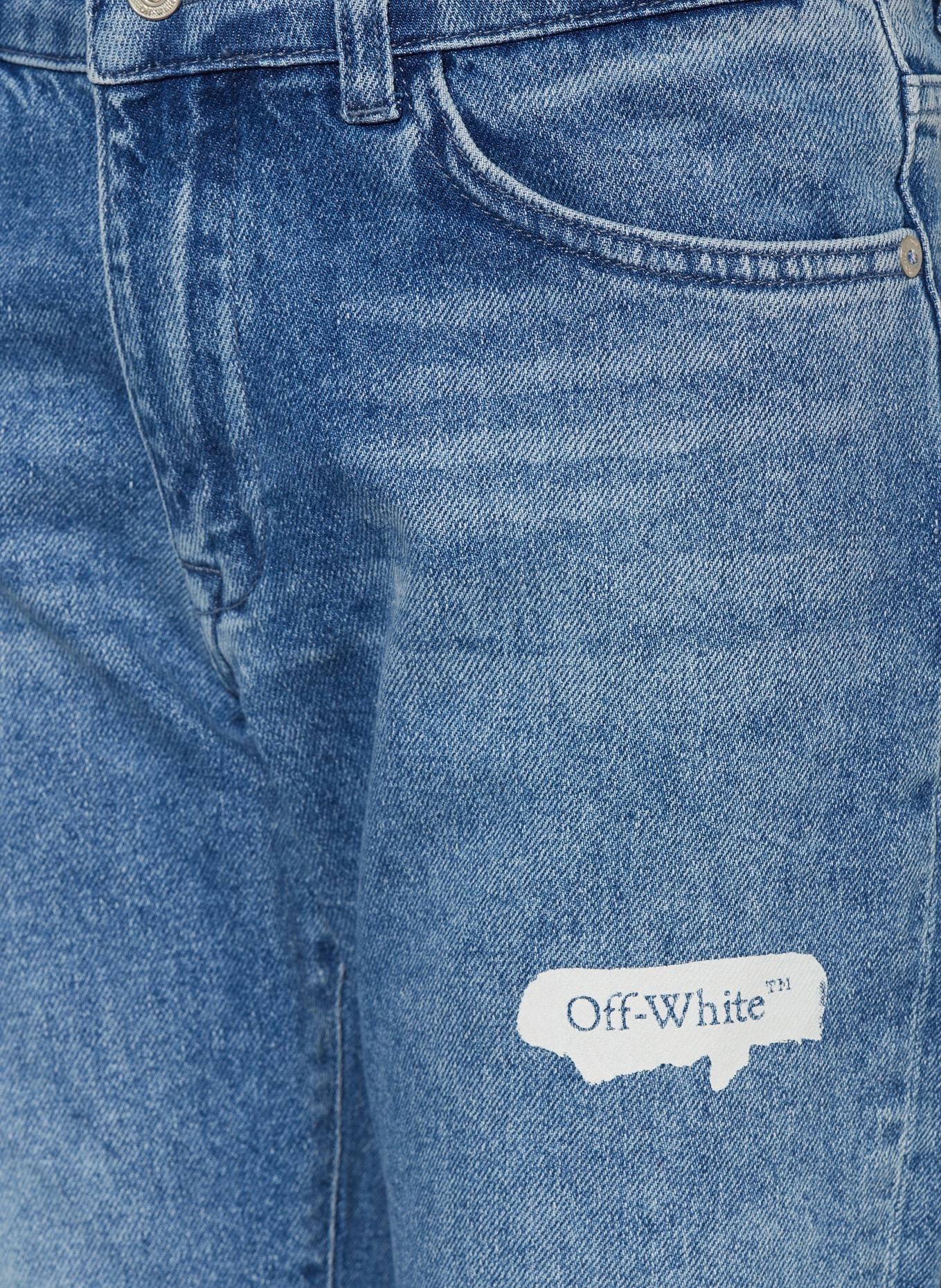 Off-White Jeansy, Kolor: 4601 MEDIUM BLU (Obrazek 3)