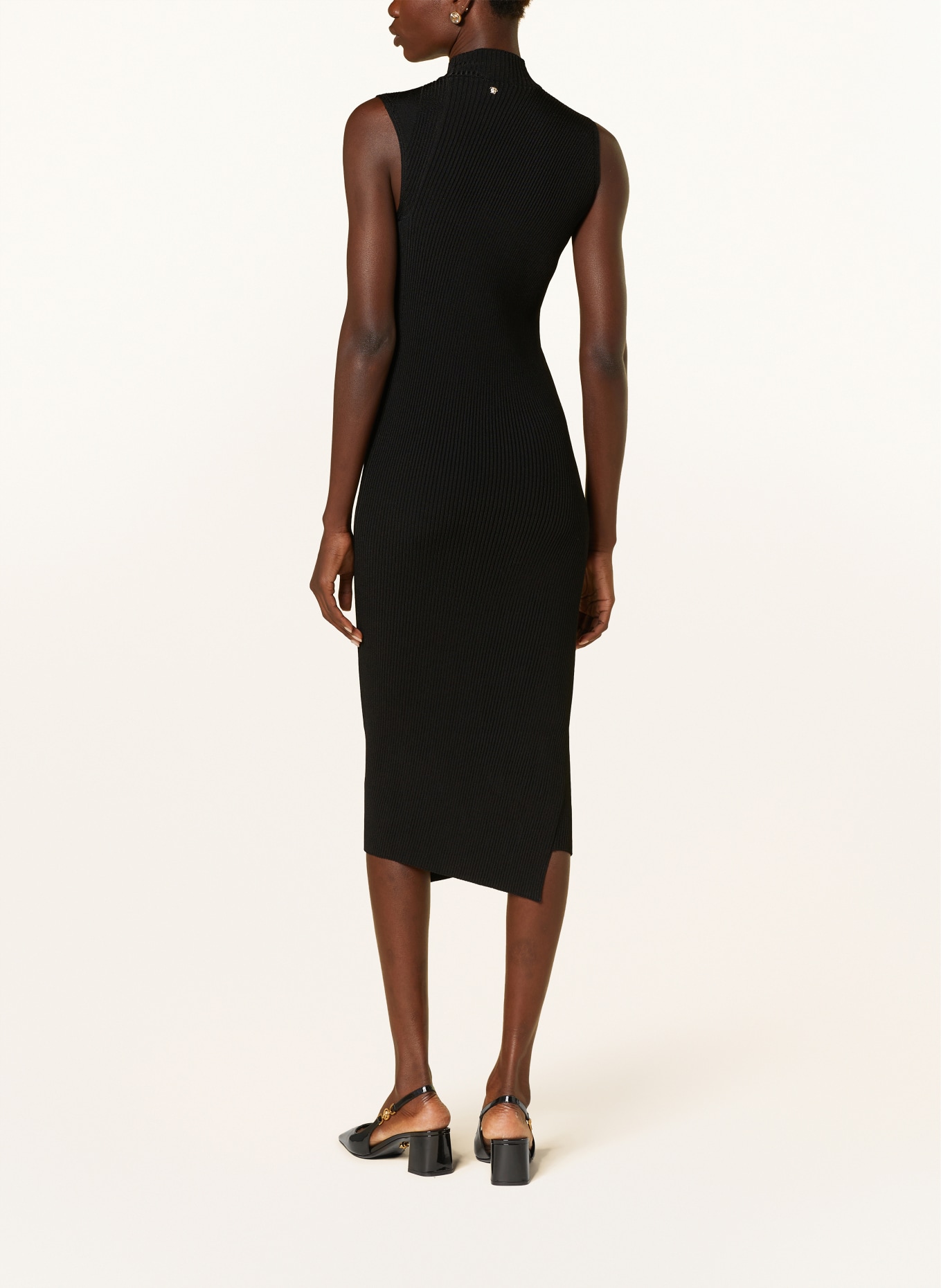 VERSACE Dress with cut-out, Color: BLACK (Image 3)