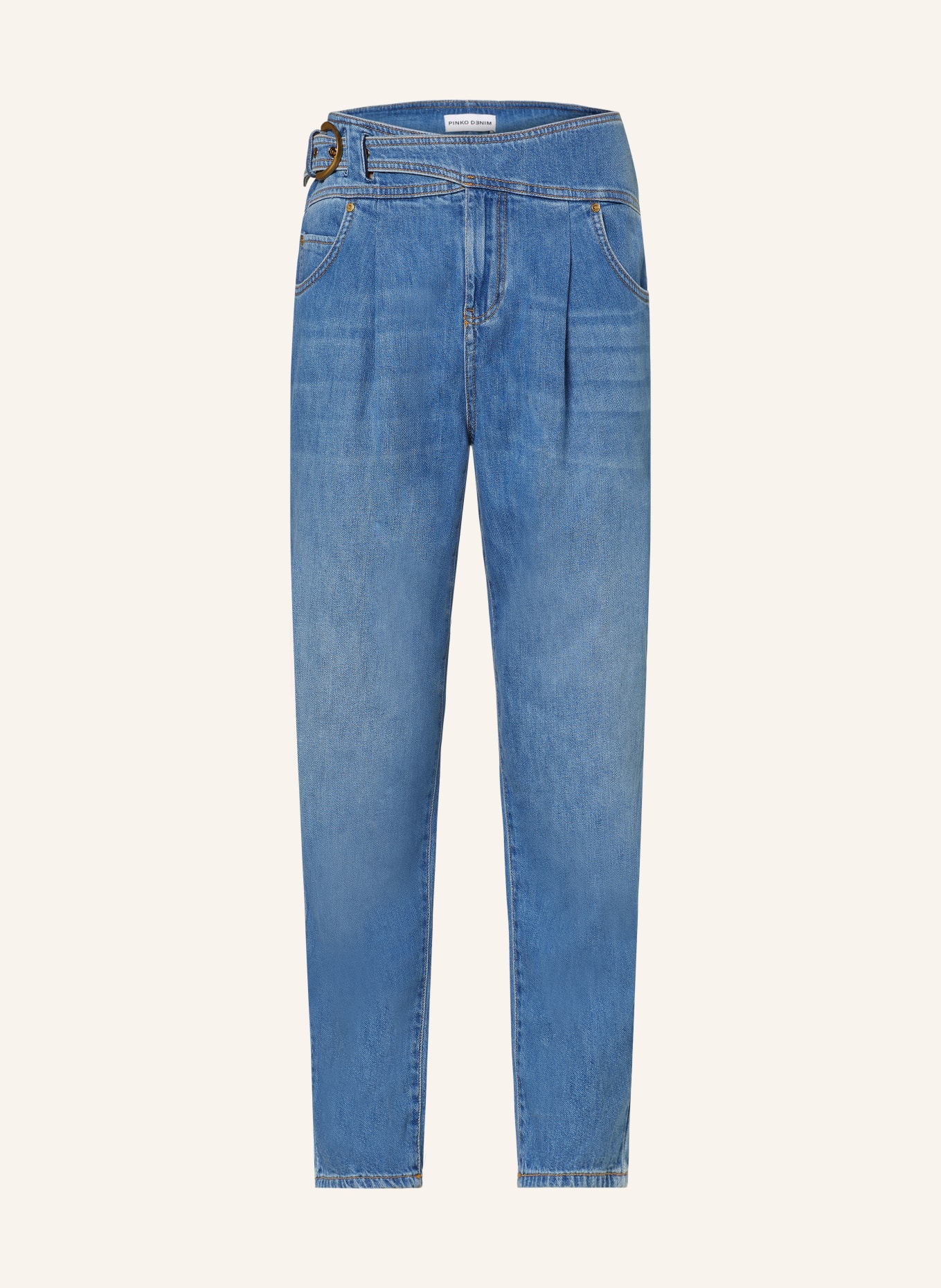PINKO Mom Jeans TRASIMENO, Color: PJC DARK MID WASH (Image 1)