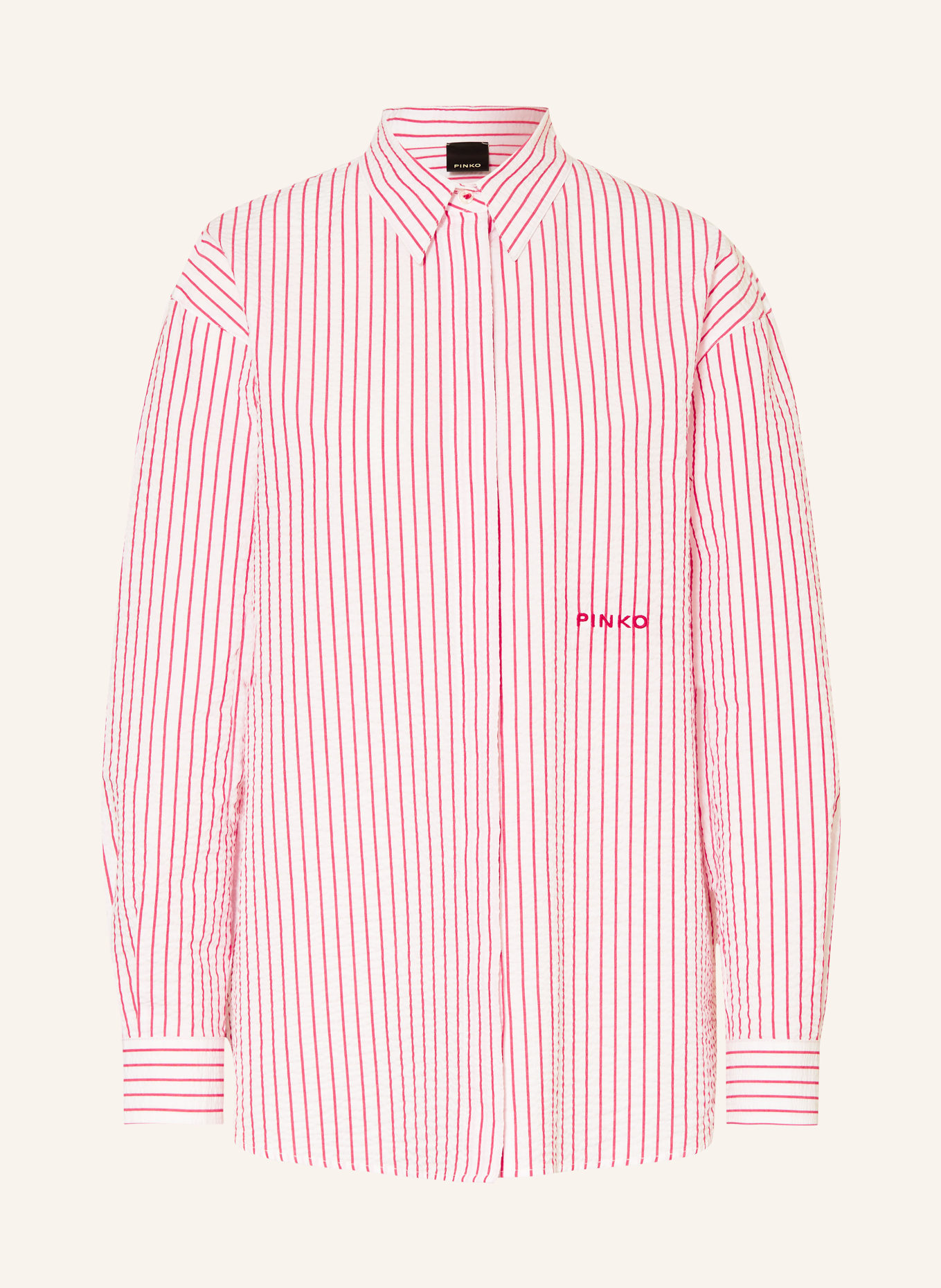 PINKO Shirt blouse BRIDPORT, Color: WHITE/ RED (Image 1)