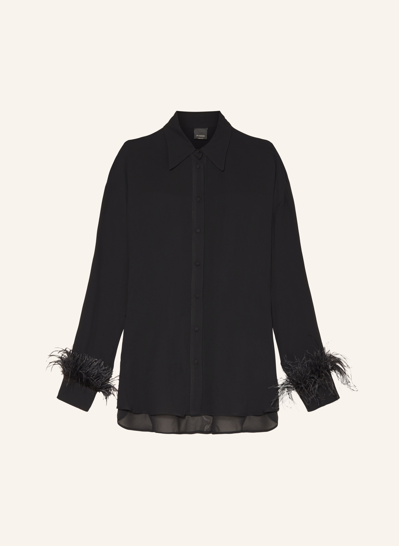 PINKO Shirt blouse, Color: BLACK (Image 1)