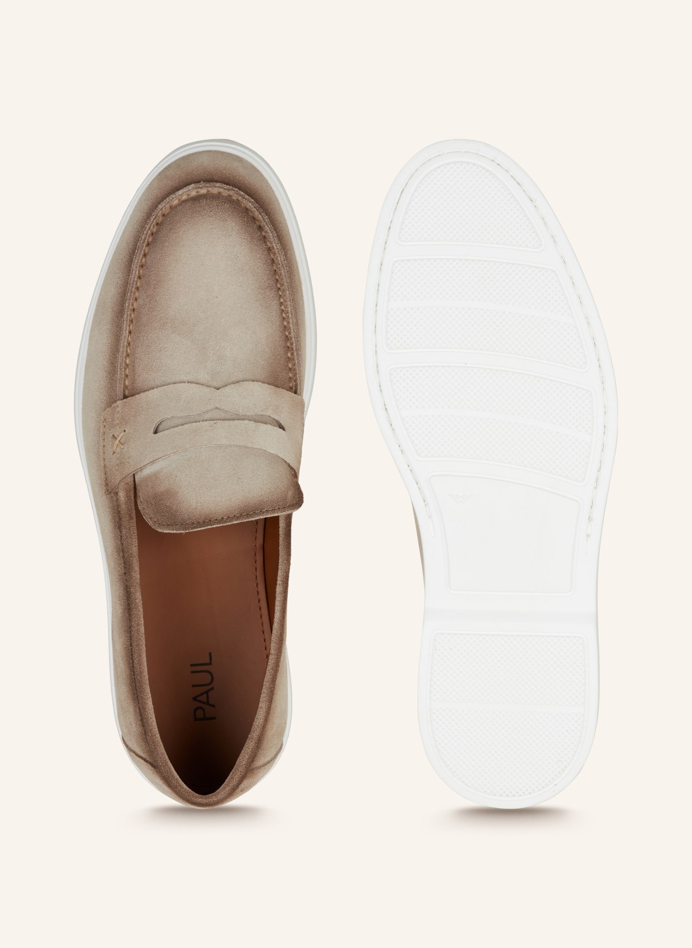 PAUL Penny loafers, Color: BEIGE (Image 5)