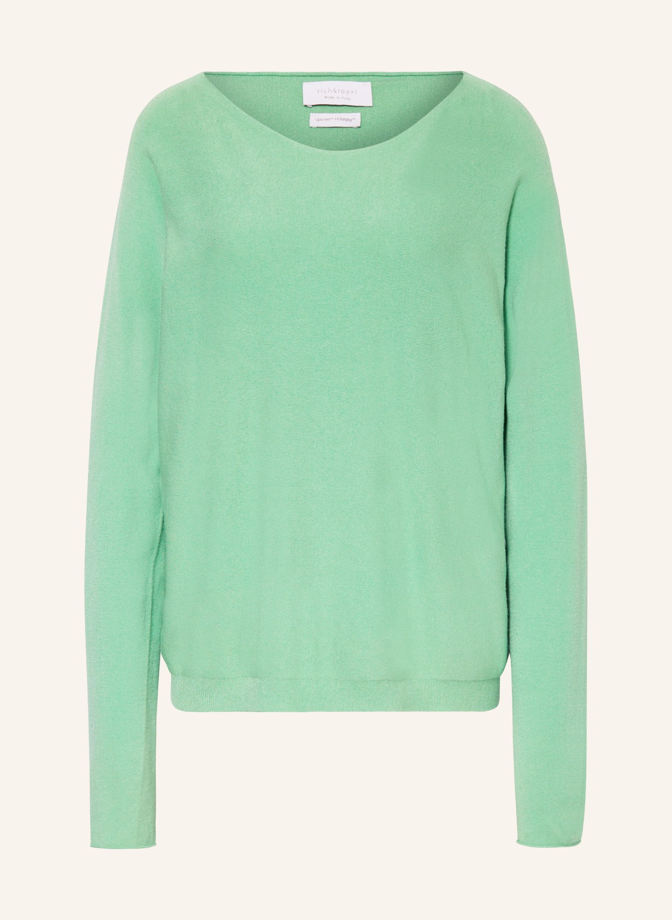 rich&royal Sweater, Color: LIGHT GREEN (Image 1)