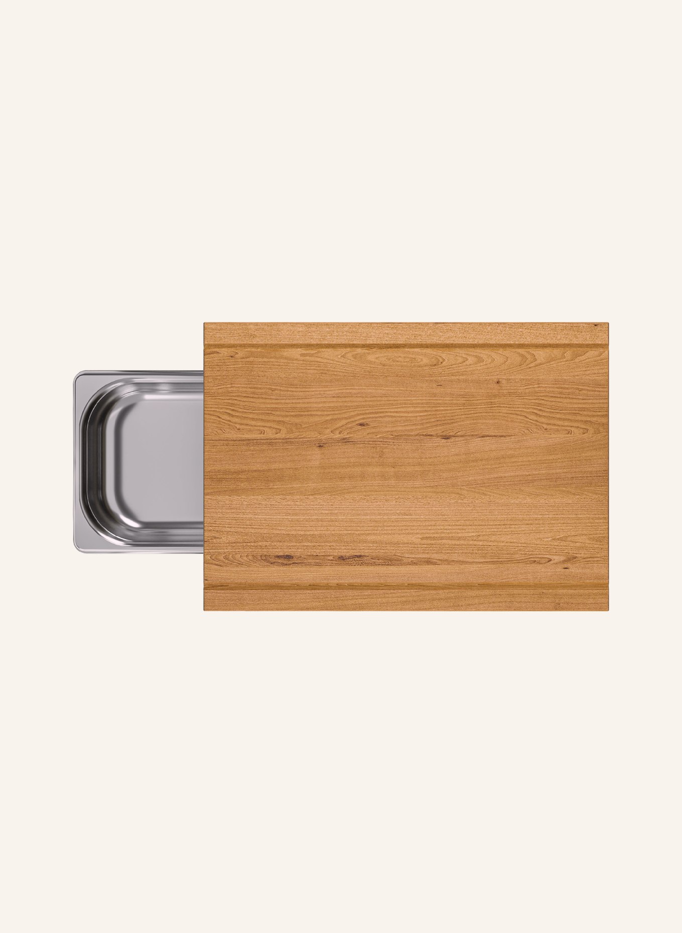 zavei Chopping board Z-PRO S, Color: BROWN/ SILVER (Image 2)