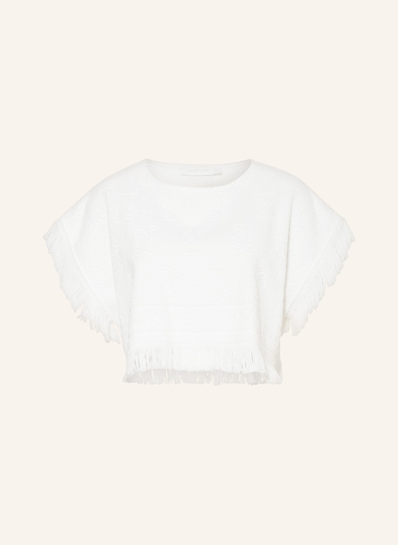 ZIMMERMANN Cropped top ALIGHT, Color: WHITE (Image 1)