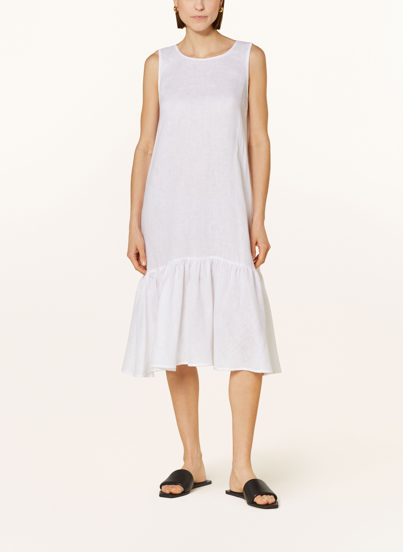 ROBERT FRIEDMAN Linen dress KARENL, Color: WHITE (Image 2)