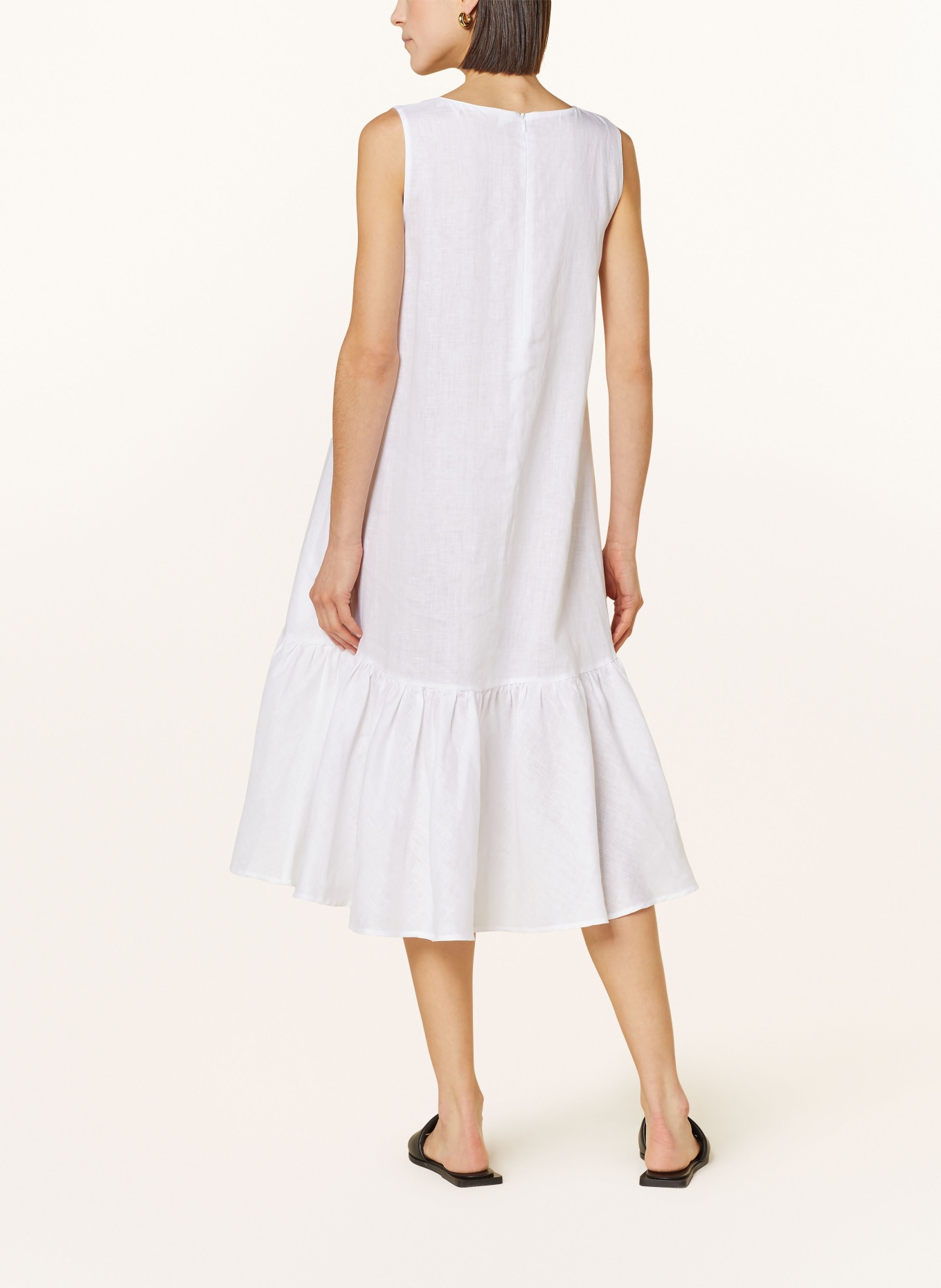 ROBERT FRIEDMAN Linen dress KARENL, Color: WHITE (Image 3)