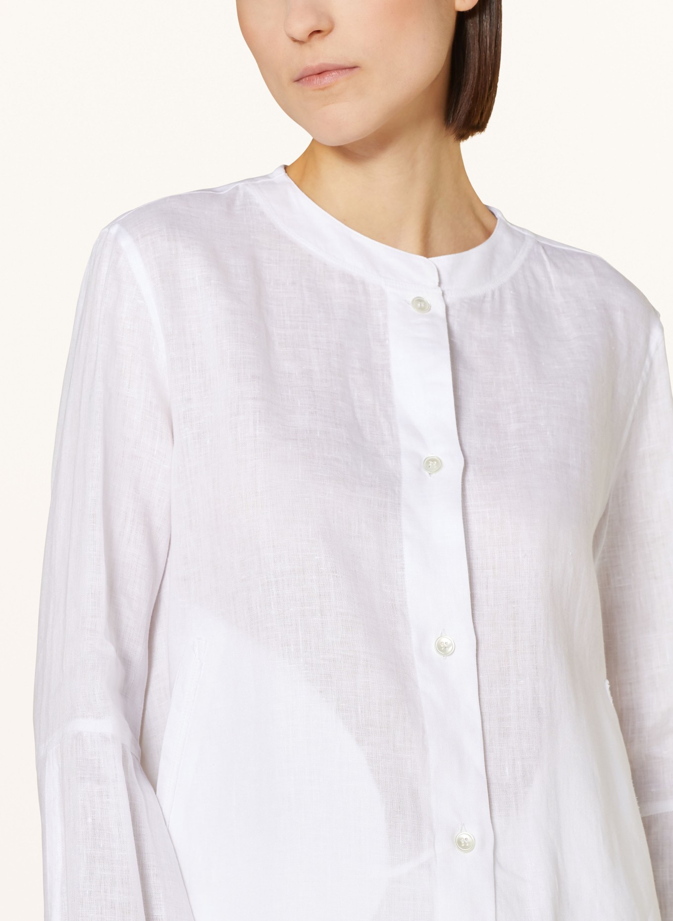ROBERT FRIEDMAN Linen blouse ZOEL, Color: WHITE (Image 4)