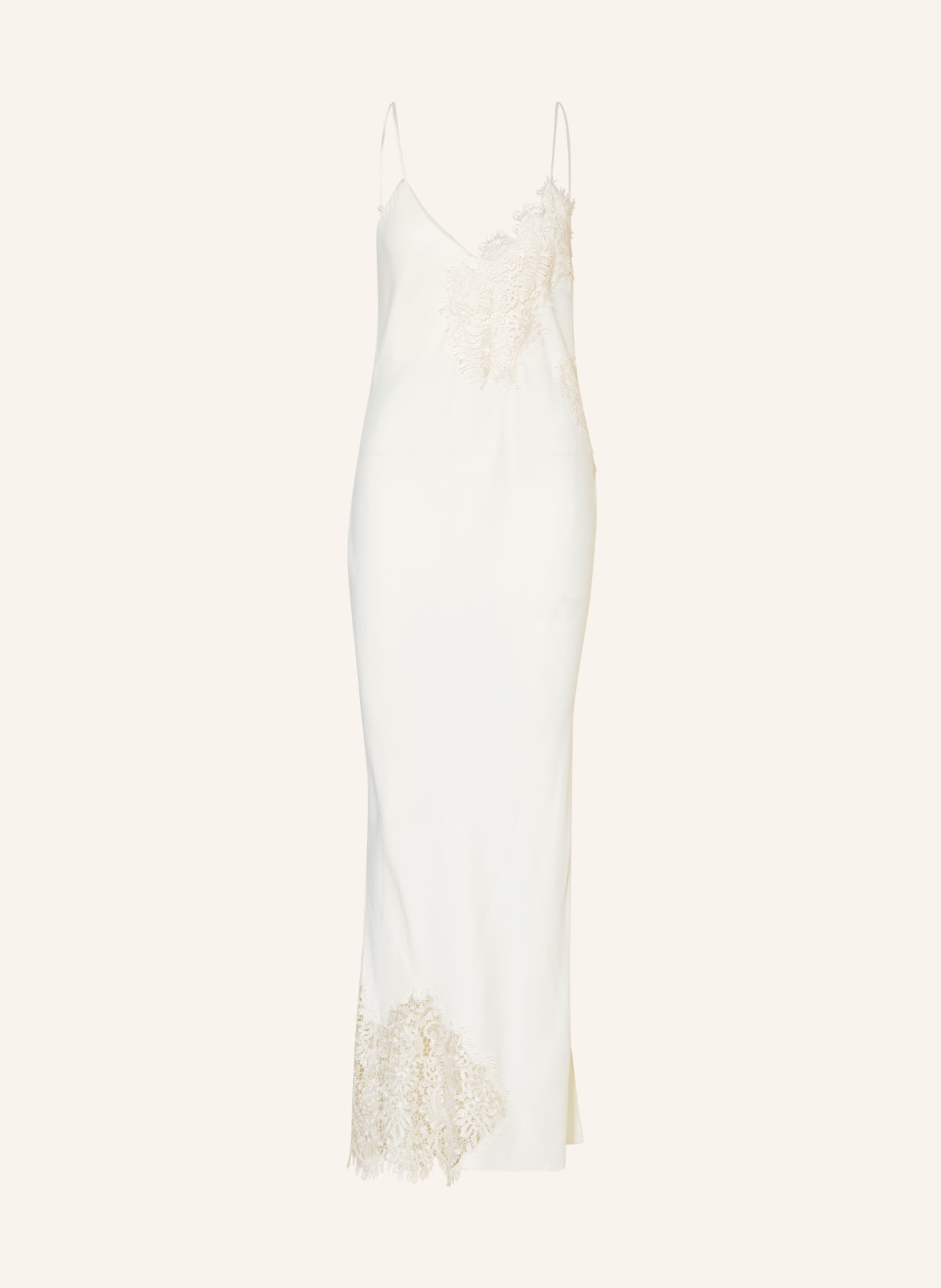 RÓHE Dress with lace, Color: WHITE (Image 1)