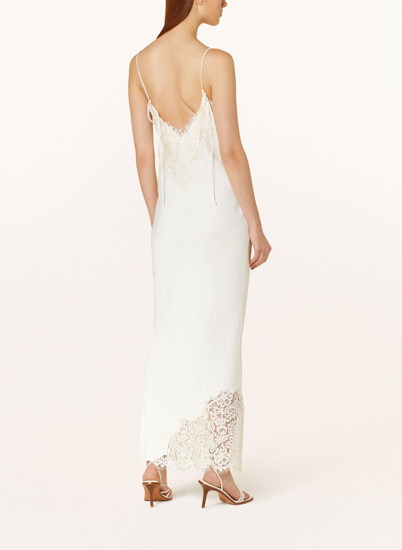 RÓHE Dress with lace, Color: WHITE (Image 3)