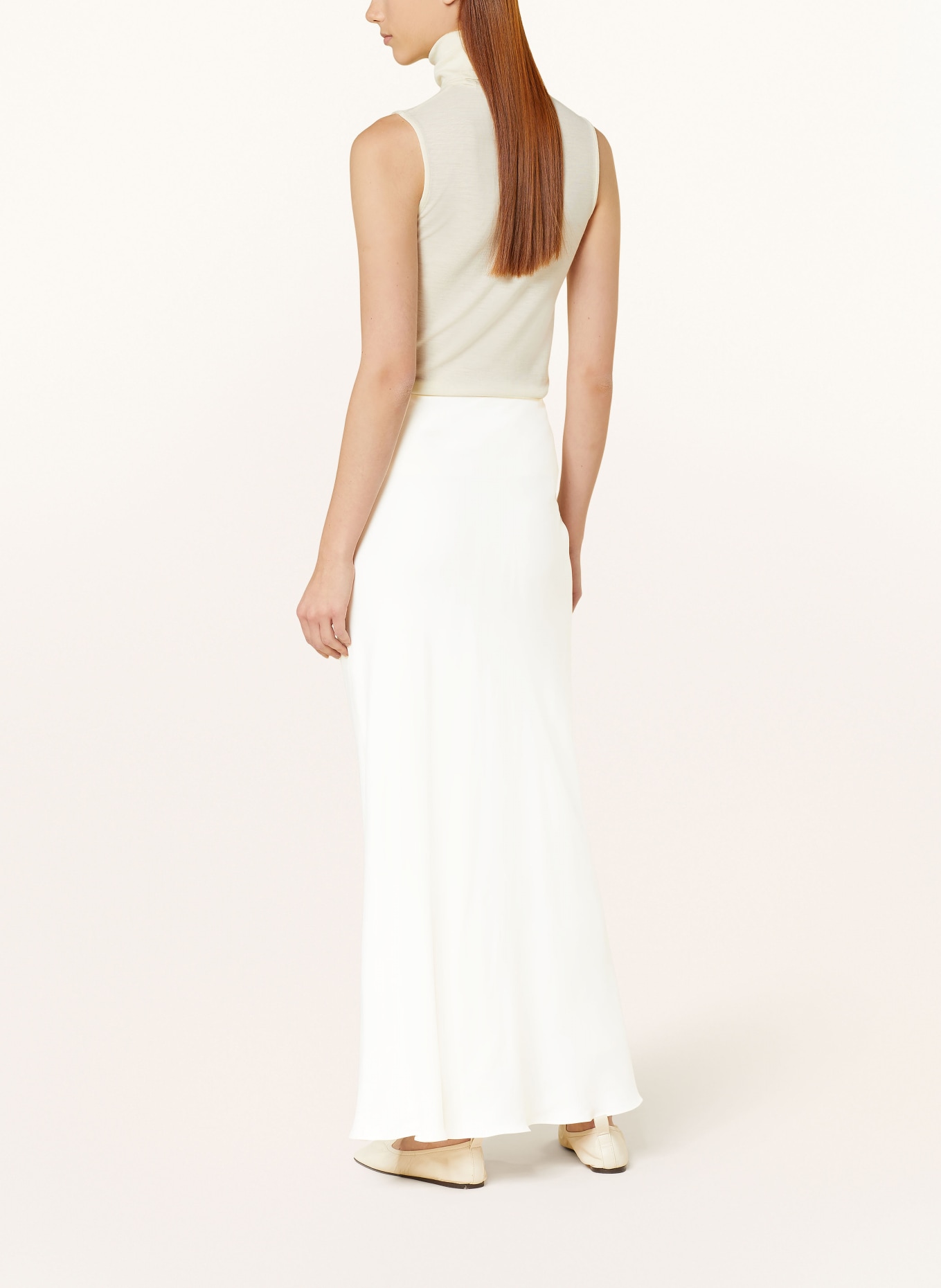 RÓHE Satin skirt, Color: CREAM (Image 3)