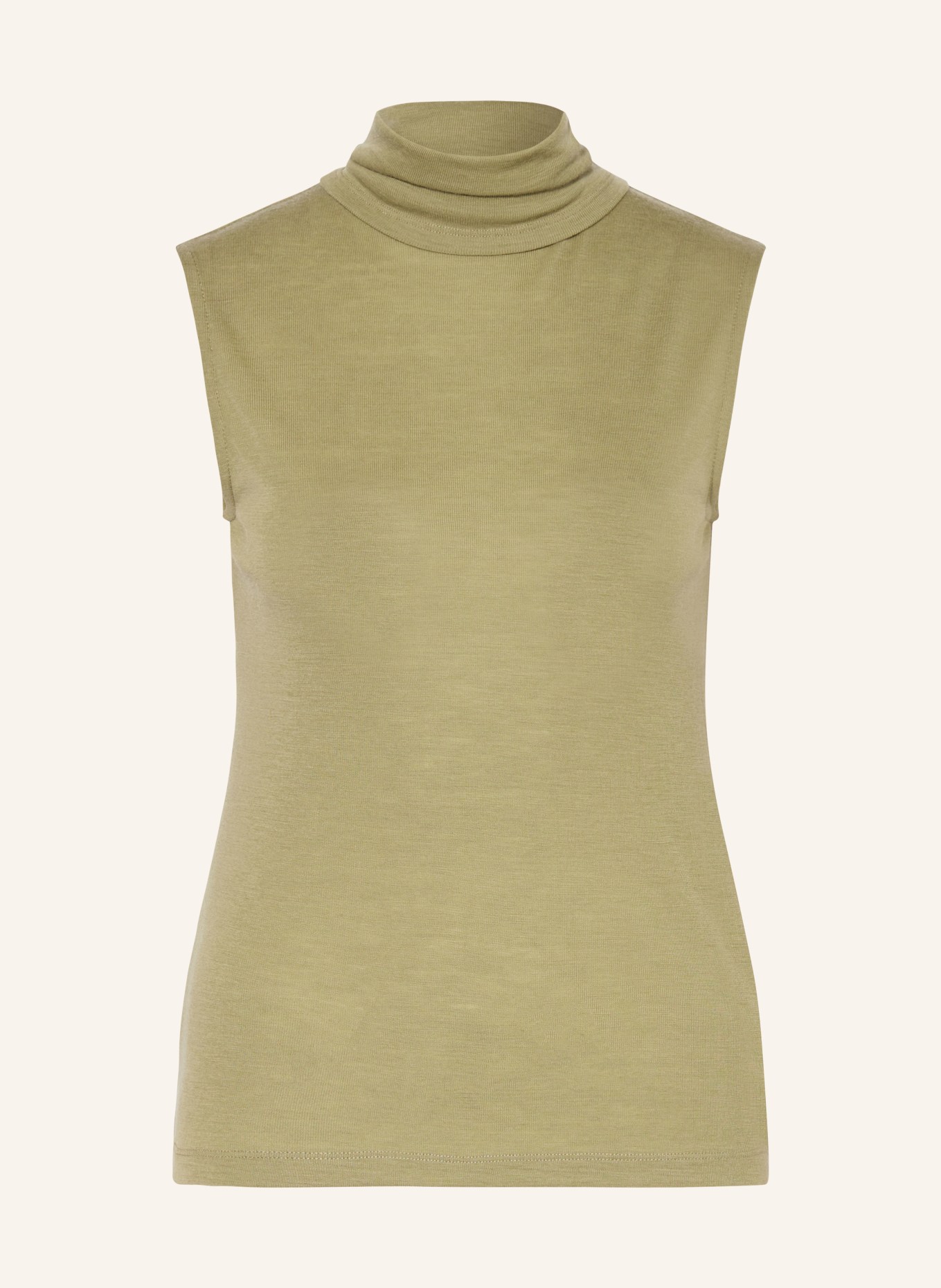 RÓHE Knit top in merino wool, Color: GREEN (Image 1)