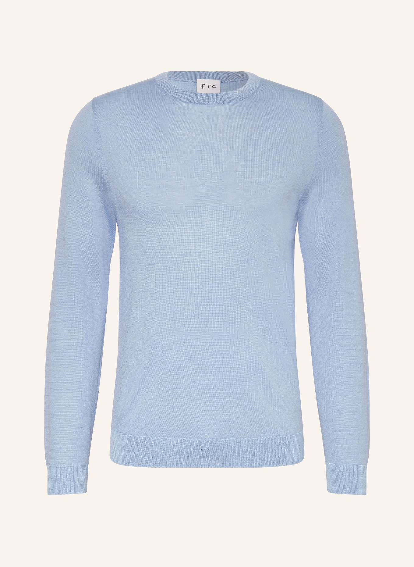 FTC CASHMERE Pullover mit Cashmere, Farbe: HELLBLAU (Bild 1)