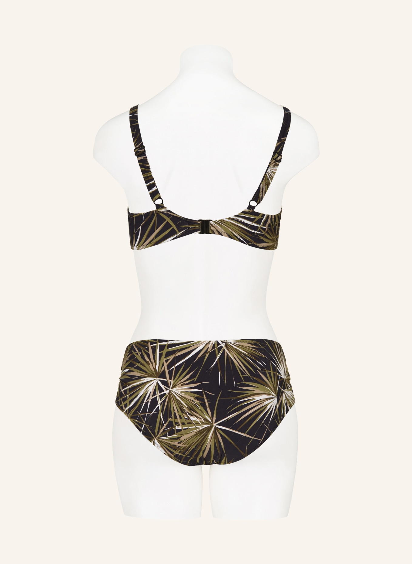 Charmline Underwired bikini YUCCA FLASH, Color: BLACK/ KHAKI/ OLIVE (Image 3)