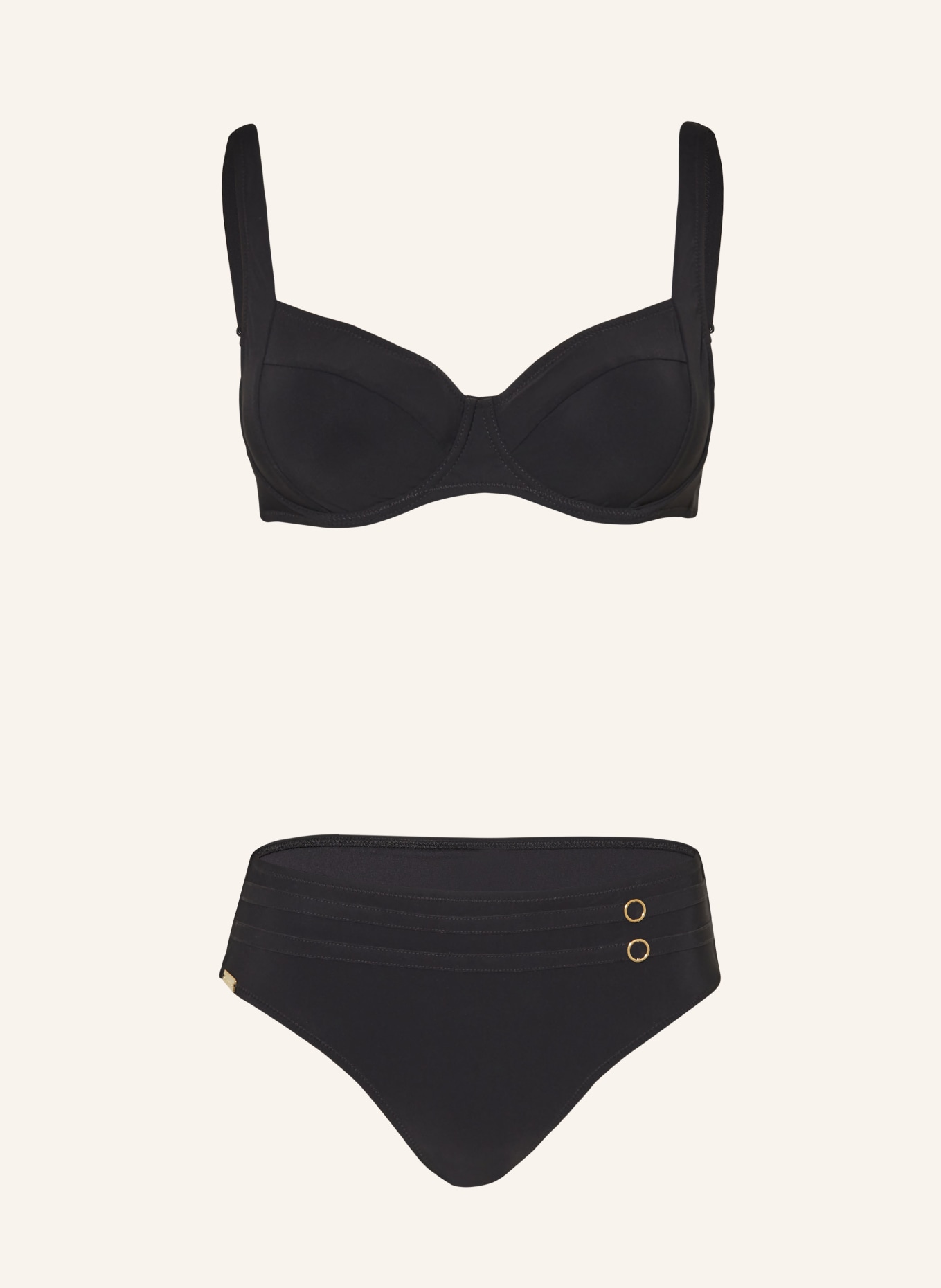 Charmline Underwired bikini UNIQUE TRUST, Color: BLACK (Image 1)