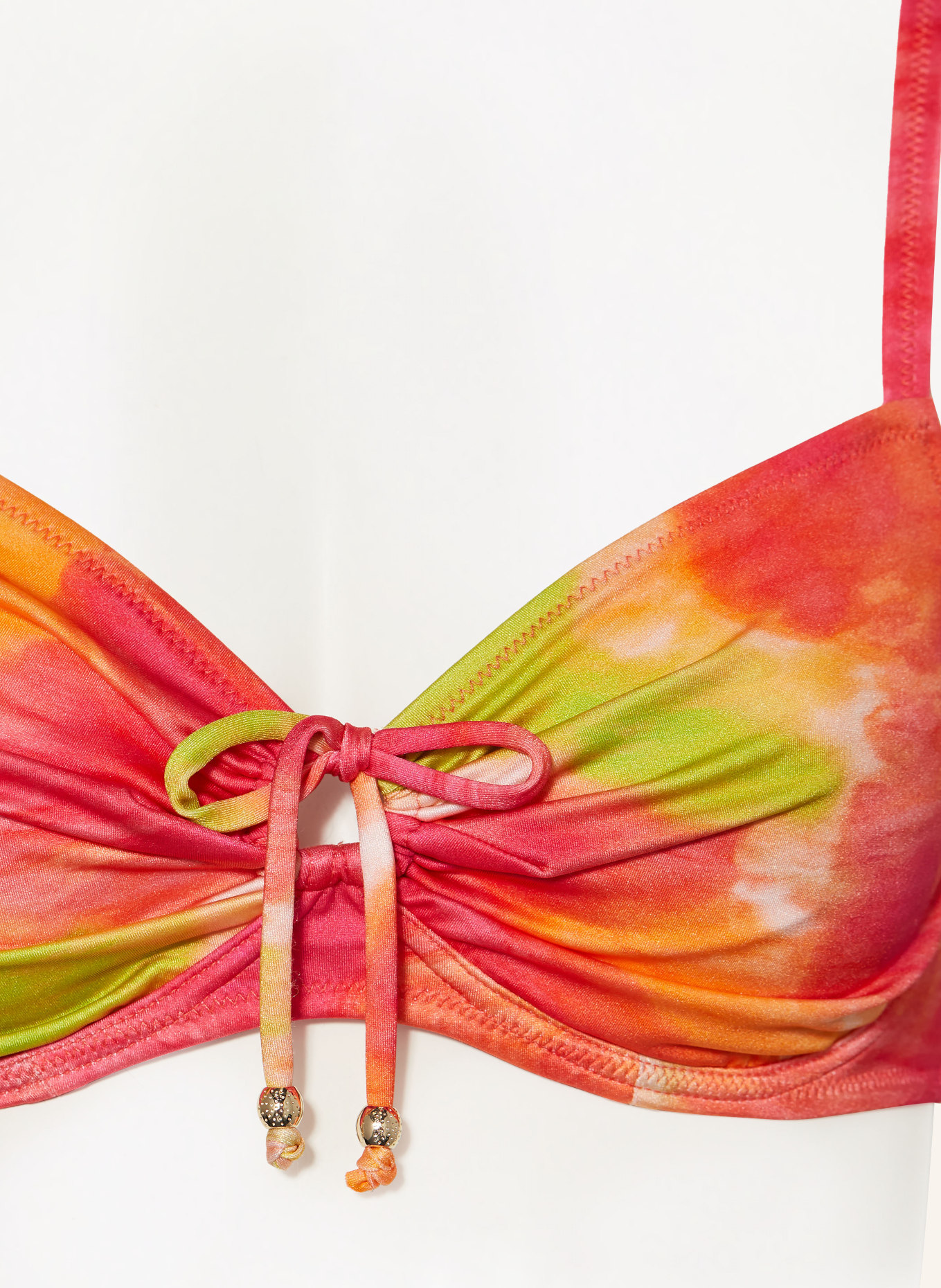 Charmline Bikini z fiszbinami PINK AQUA, Kolor: MOCNORÓŻOWY/ JASNOPOMARAŃCZOWY/ JASNOZIELONY (Obrazek 4)