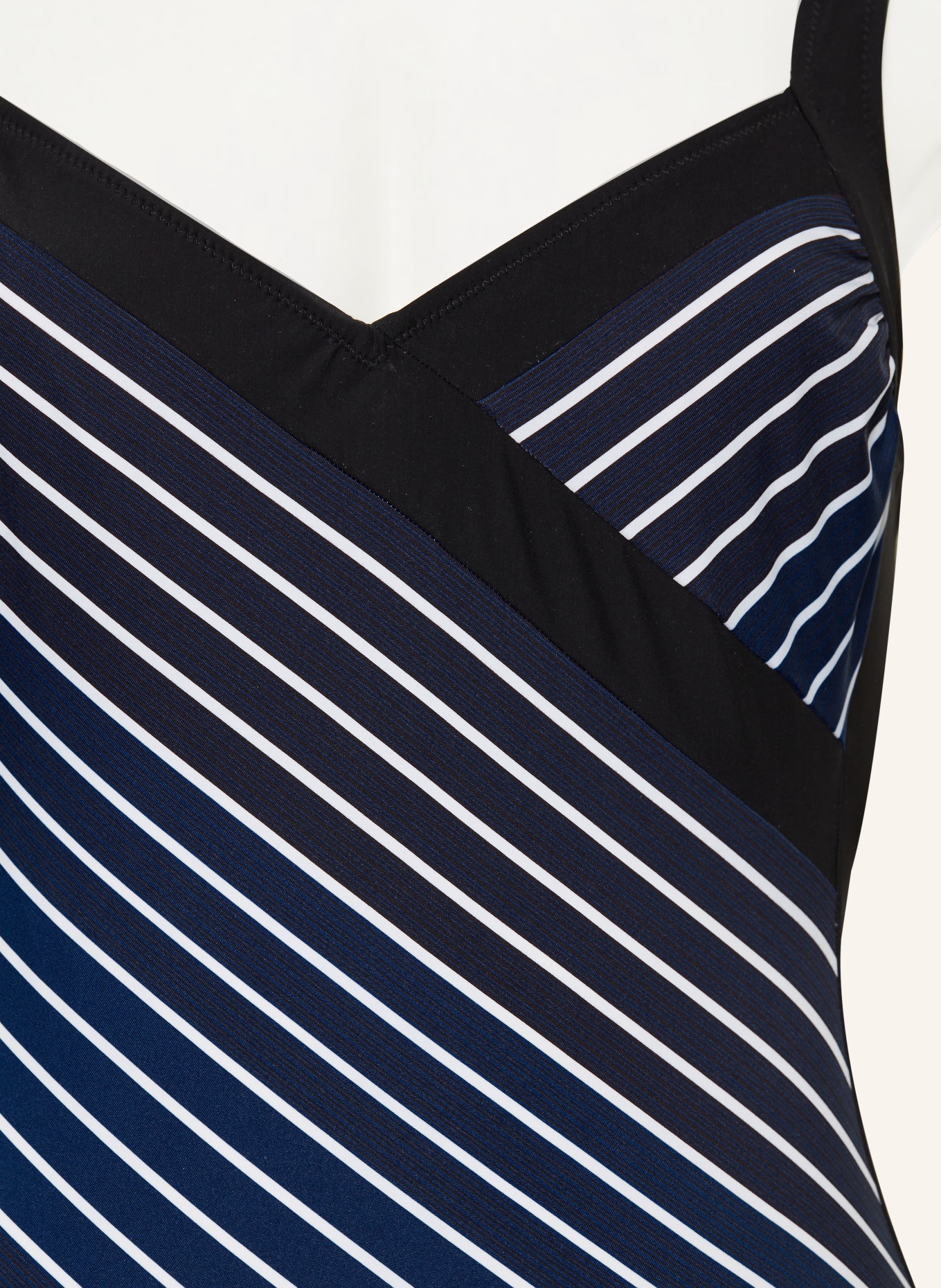 Charmline Shaping swimsuit BLUE ILLUSION, Color: BLUE/ BLACK/ WHITE (Image 4)