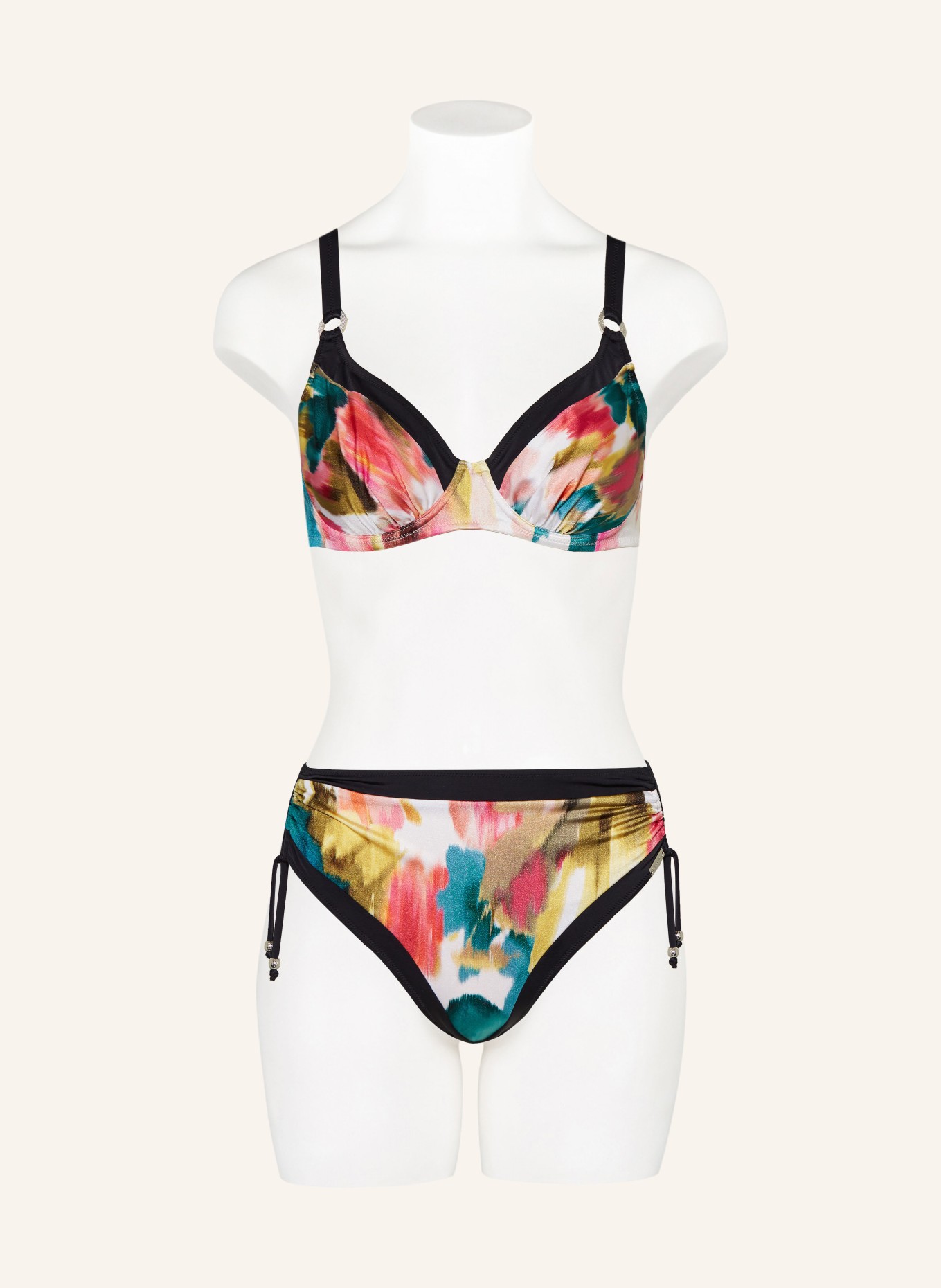 Charmline Bügel-Bikini TRUE BLOOM, Farbe: WEISS/ ROSA (Bild 2)