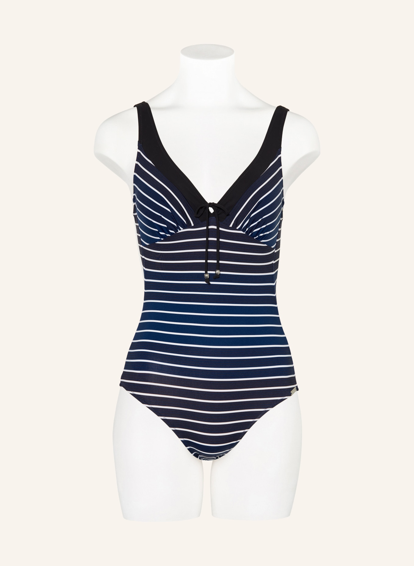 Charmline Shaping swimsuit BLUE ILLUSION, Color: WHITE/ BLUE/ BLACK (Image 2)